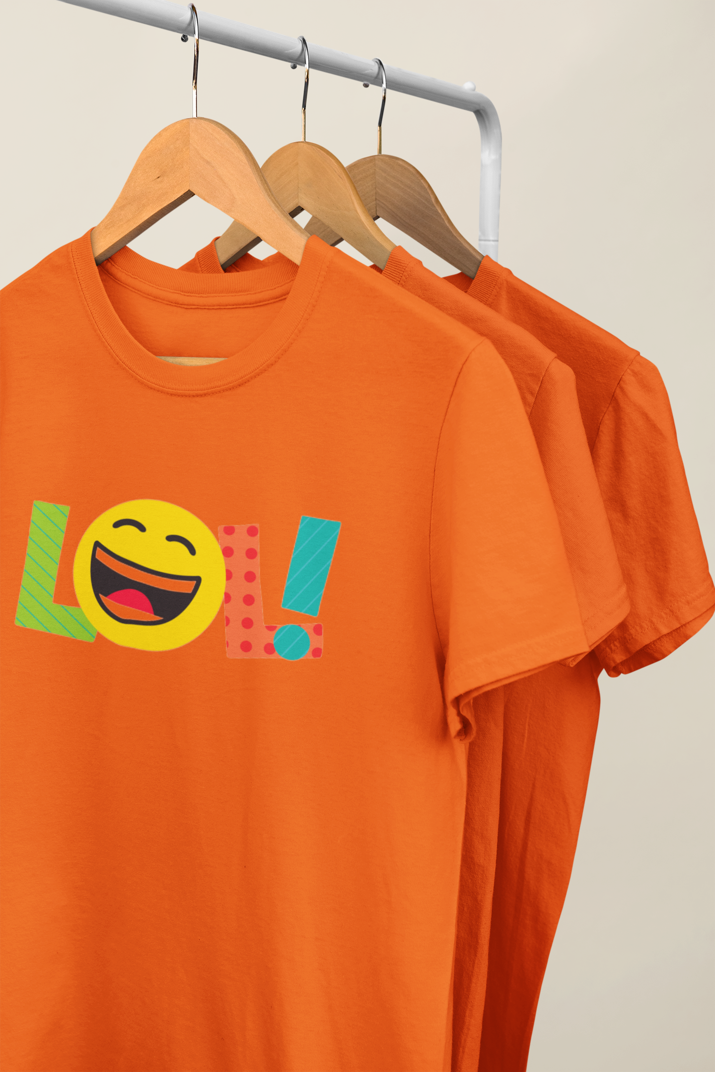 LOL! Tee (Green, Yellow, Orange, Purple)