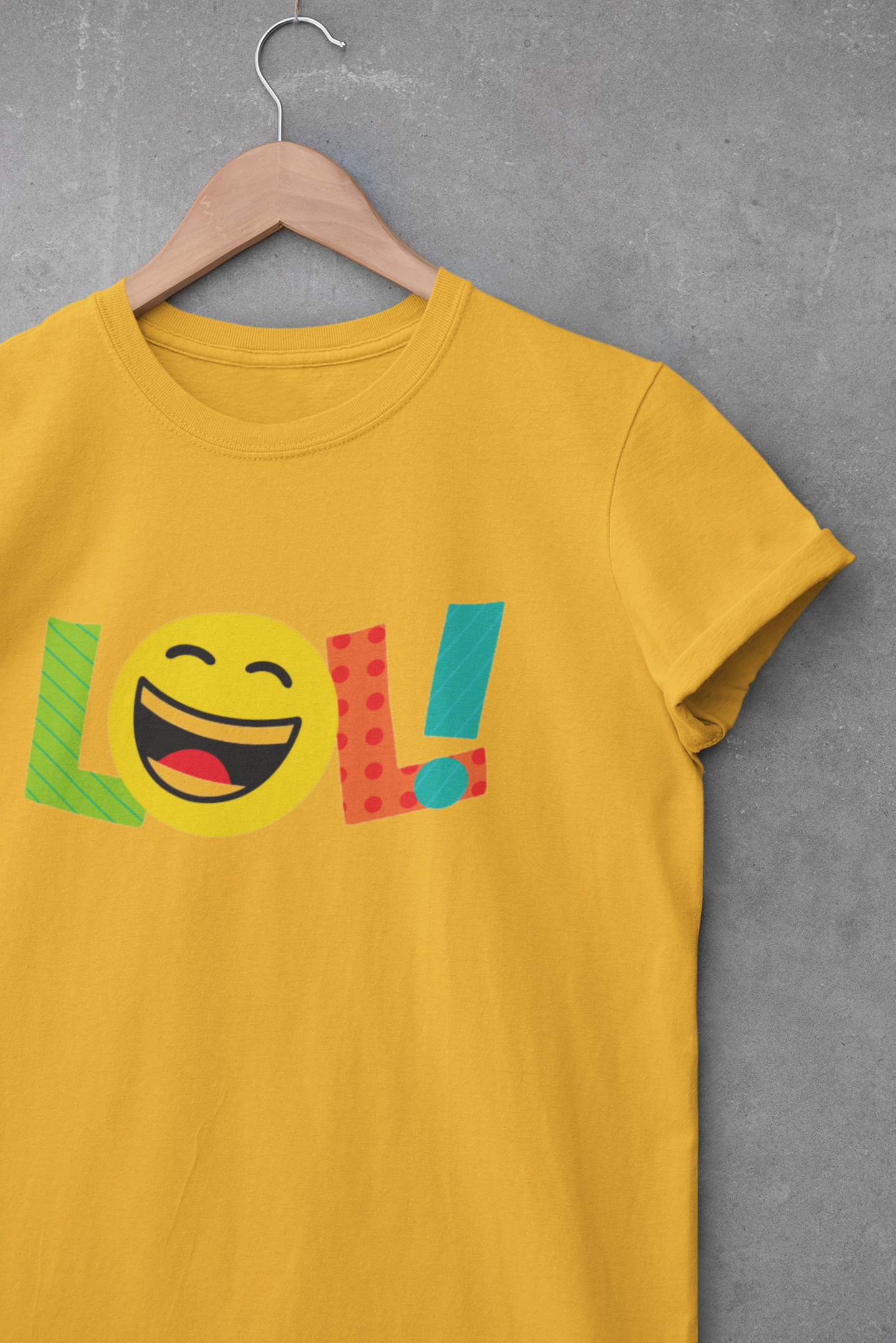 LOL! Tee (Green, Yellow, Orange, Purple)