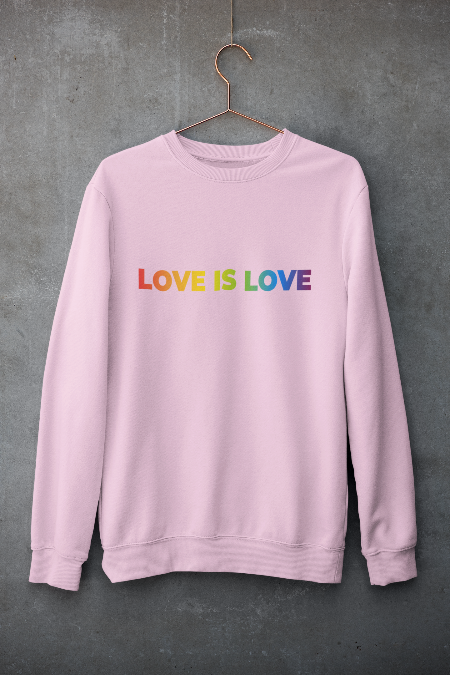 Rainbow Love Is Love - Sweatshirt