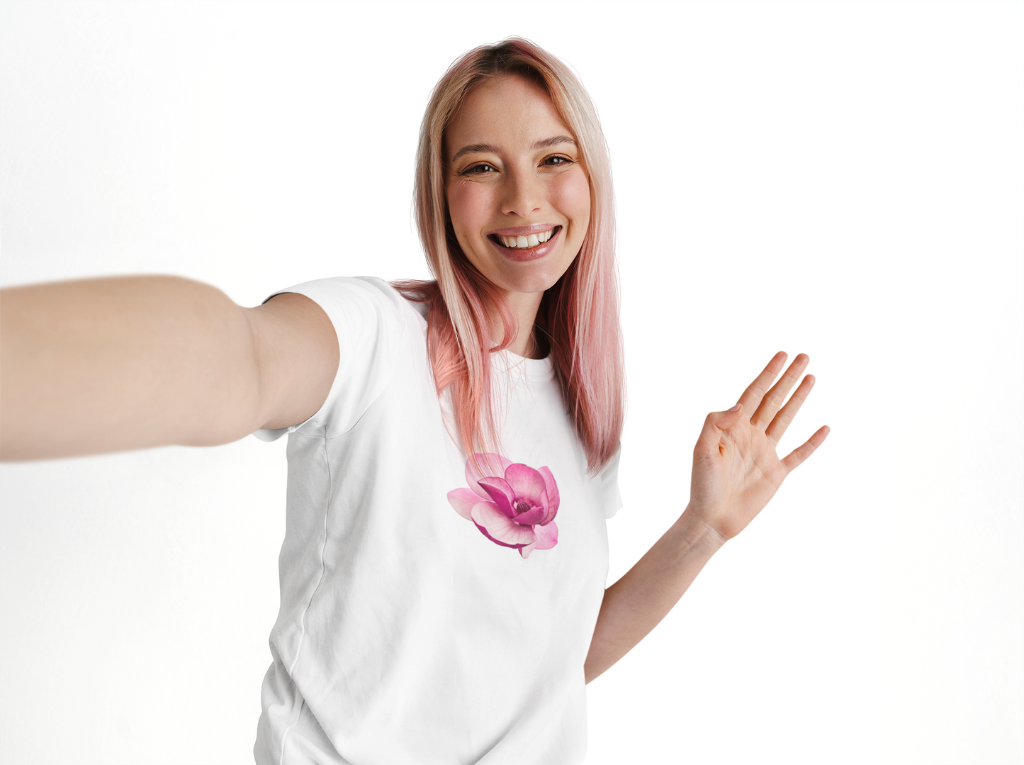 Magnolia - Adult Pink Tee