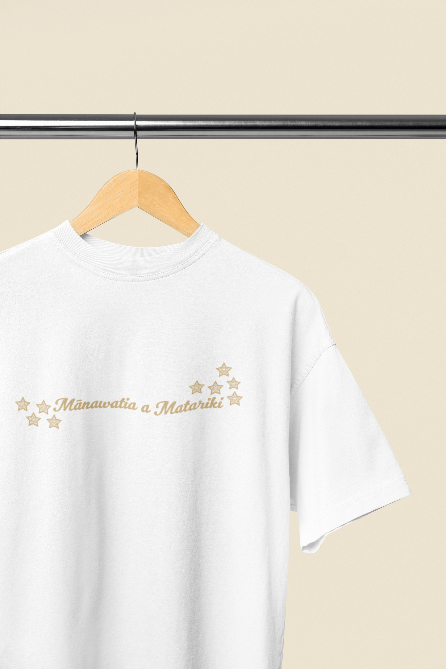 Manawatia a Matariki - Gold Text - Adult Tee