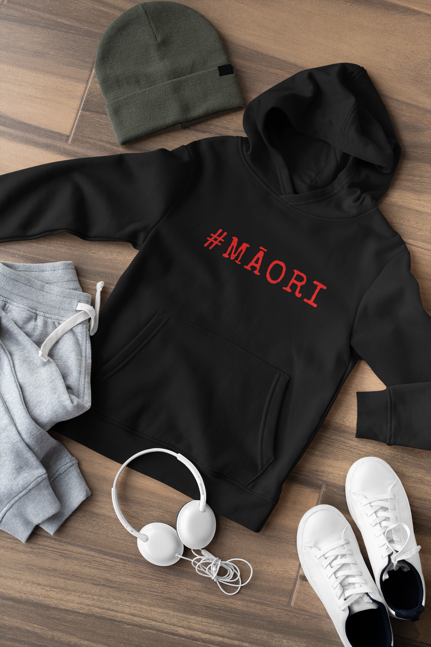 #MĀORI - KIDS HOODIE