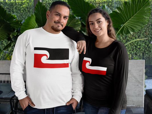 Long Sleeve Tee - Tino Rangatiratanga Flag