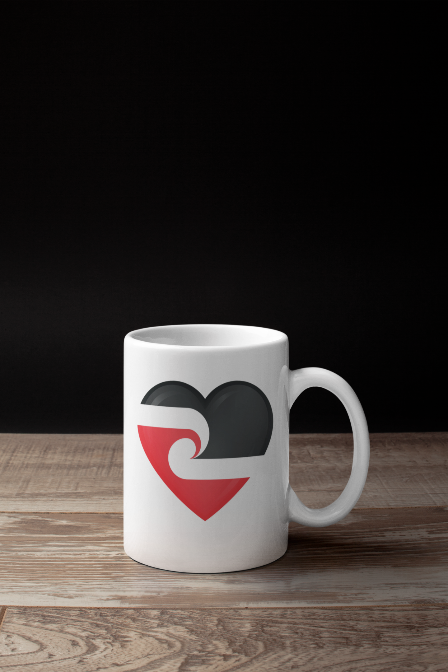 Collectors Mug - The Tino Rangatiratanga (Māori Flag) Heart