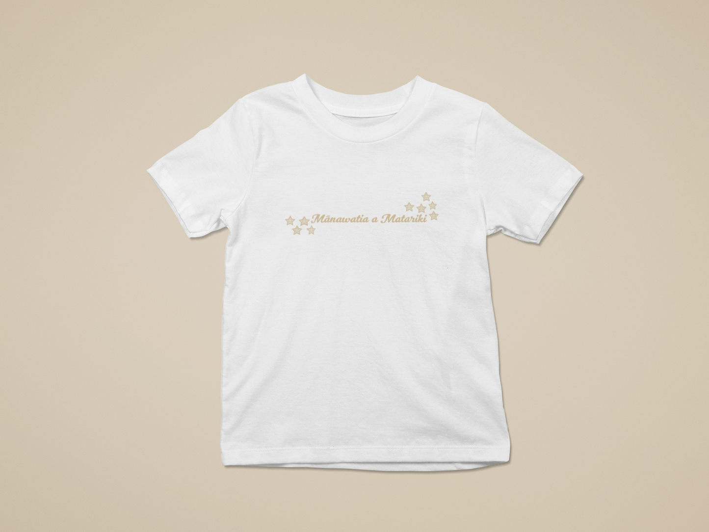 Manawatia a Matariki - Gold Text or Silver Text  - Kids Tee