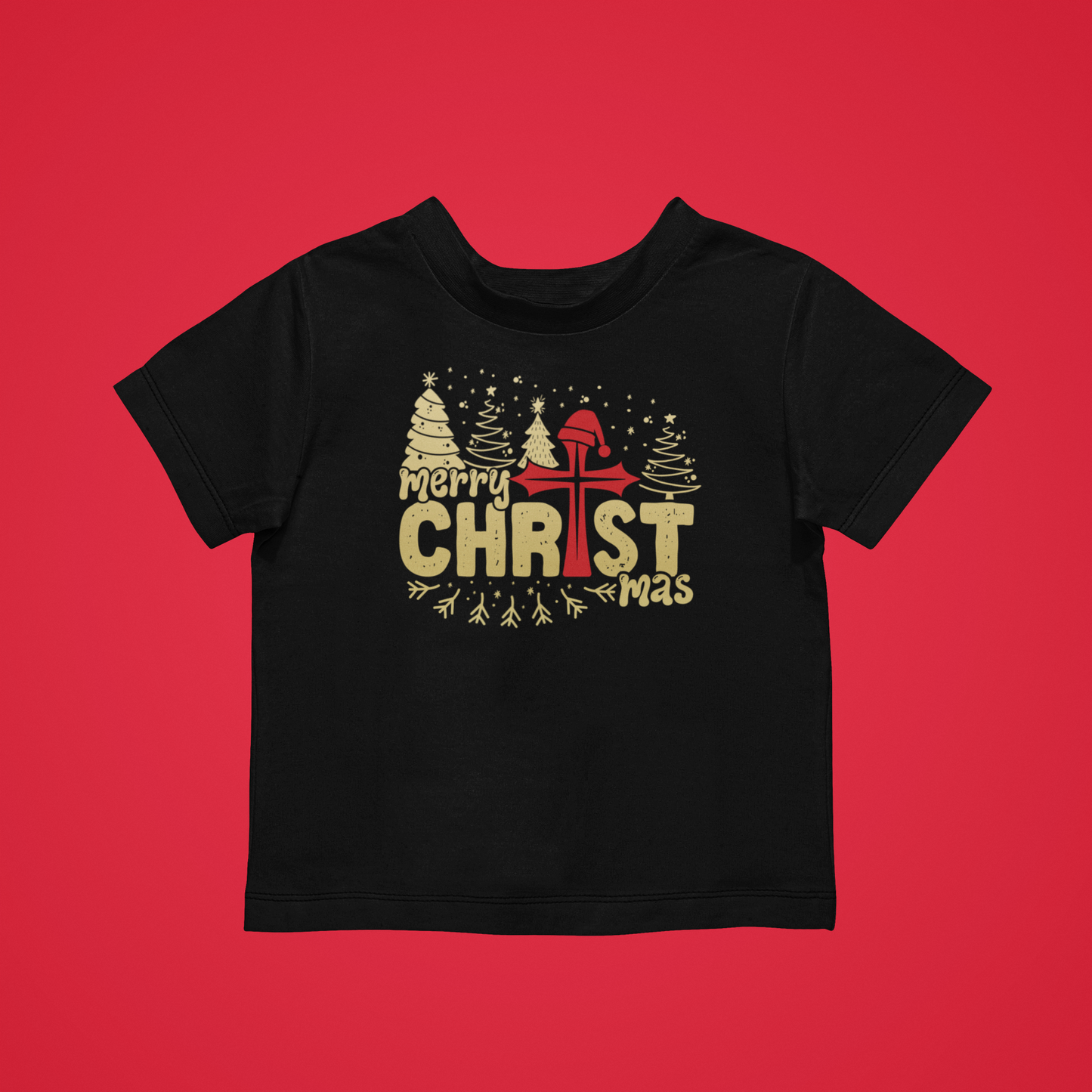 Merry Christ Cross Mas - Kids Tee