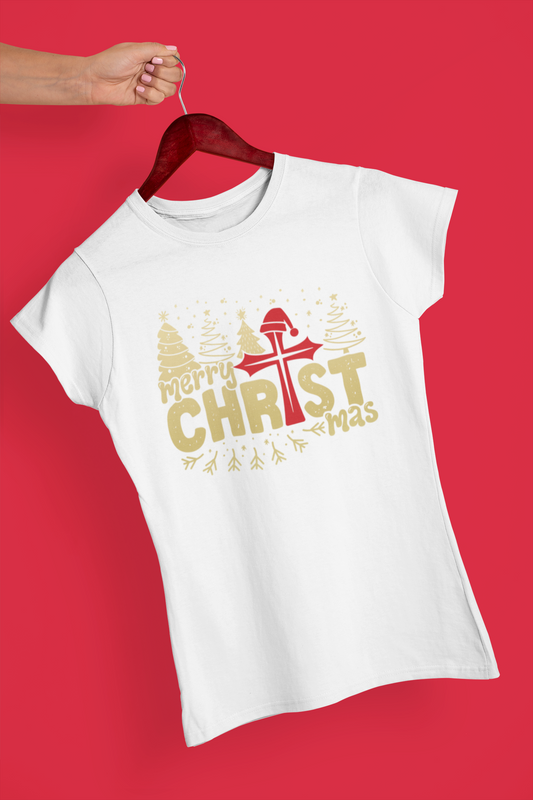 Merry Christ Cross Mas - Adult Tee