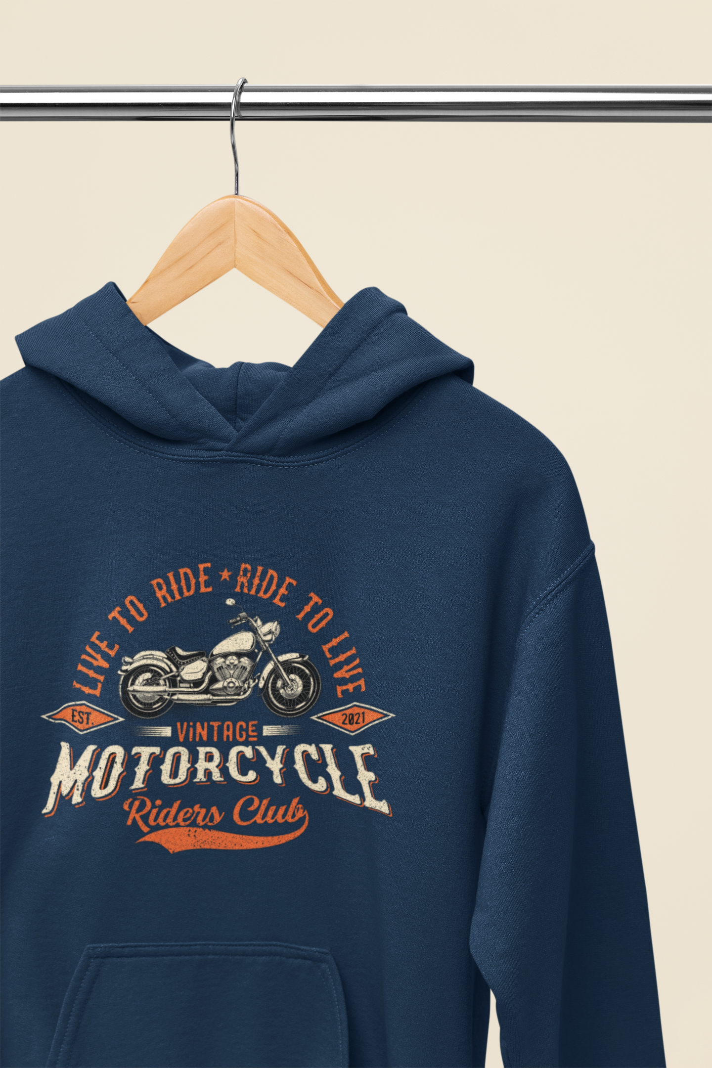 Vintage Motorcycle Riders Club - Hoodie