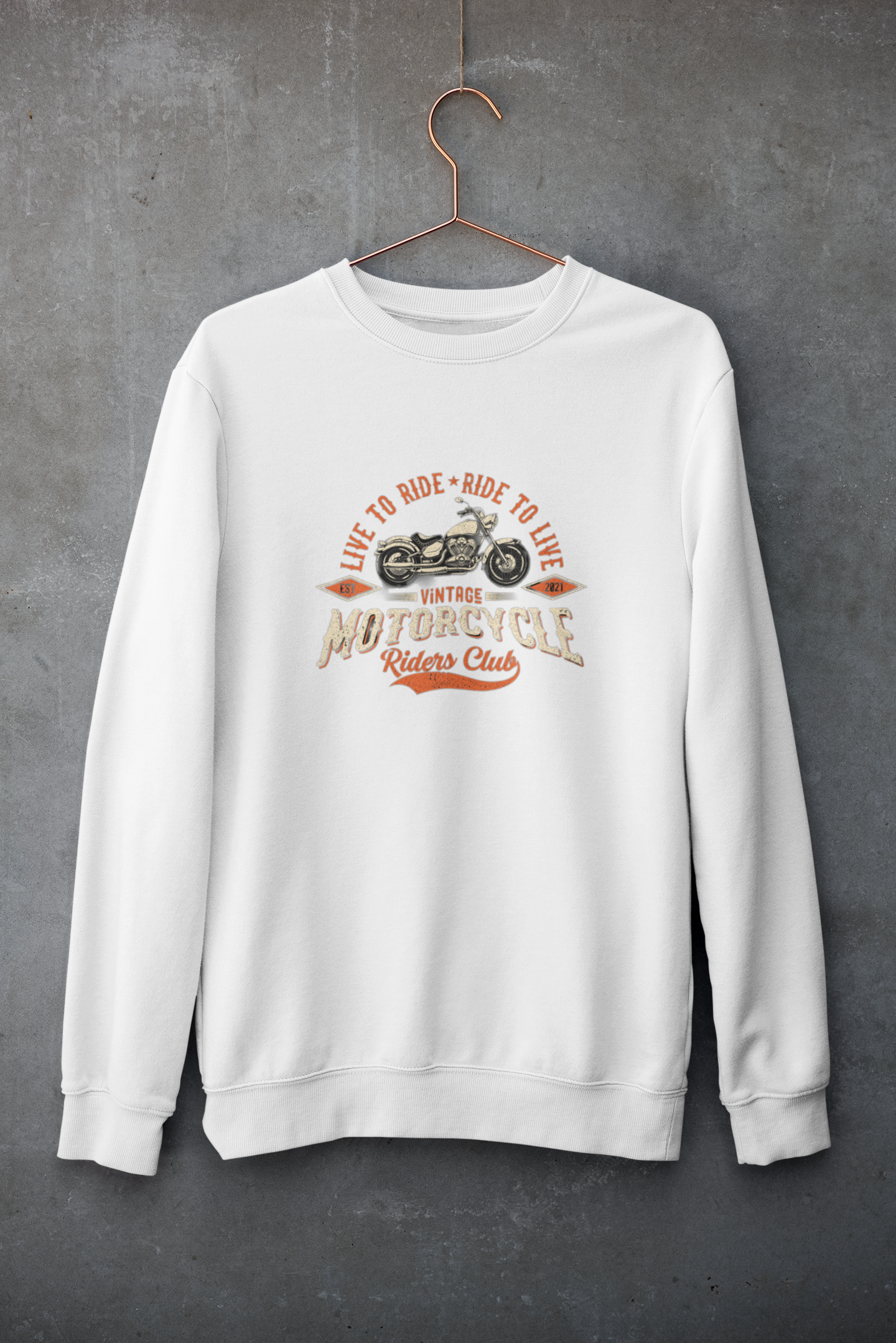 Vintage Motorcycle Riders Club - Sweatshirt