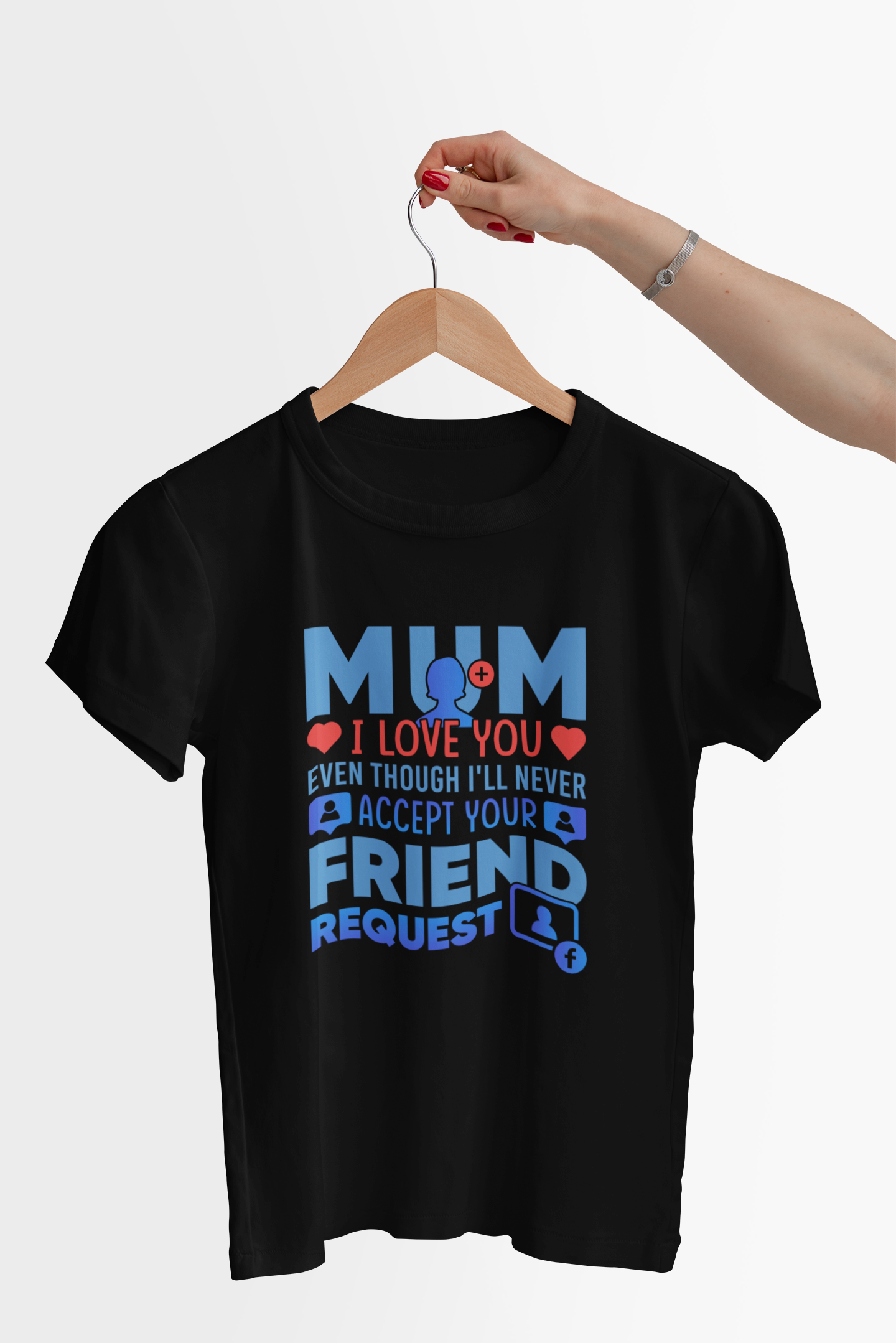 Mum and Social Media  - Adult Tee