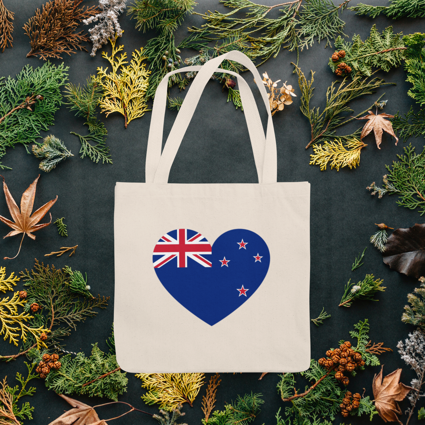 New Zealand Flag Heart - Tote