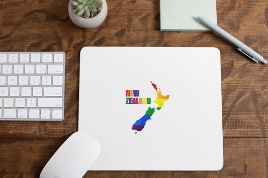 Mouse Pad - Rainbow NZ Map