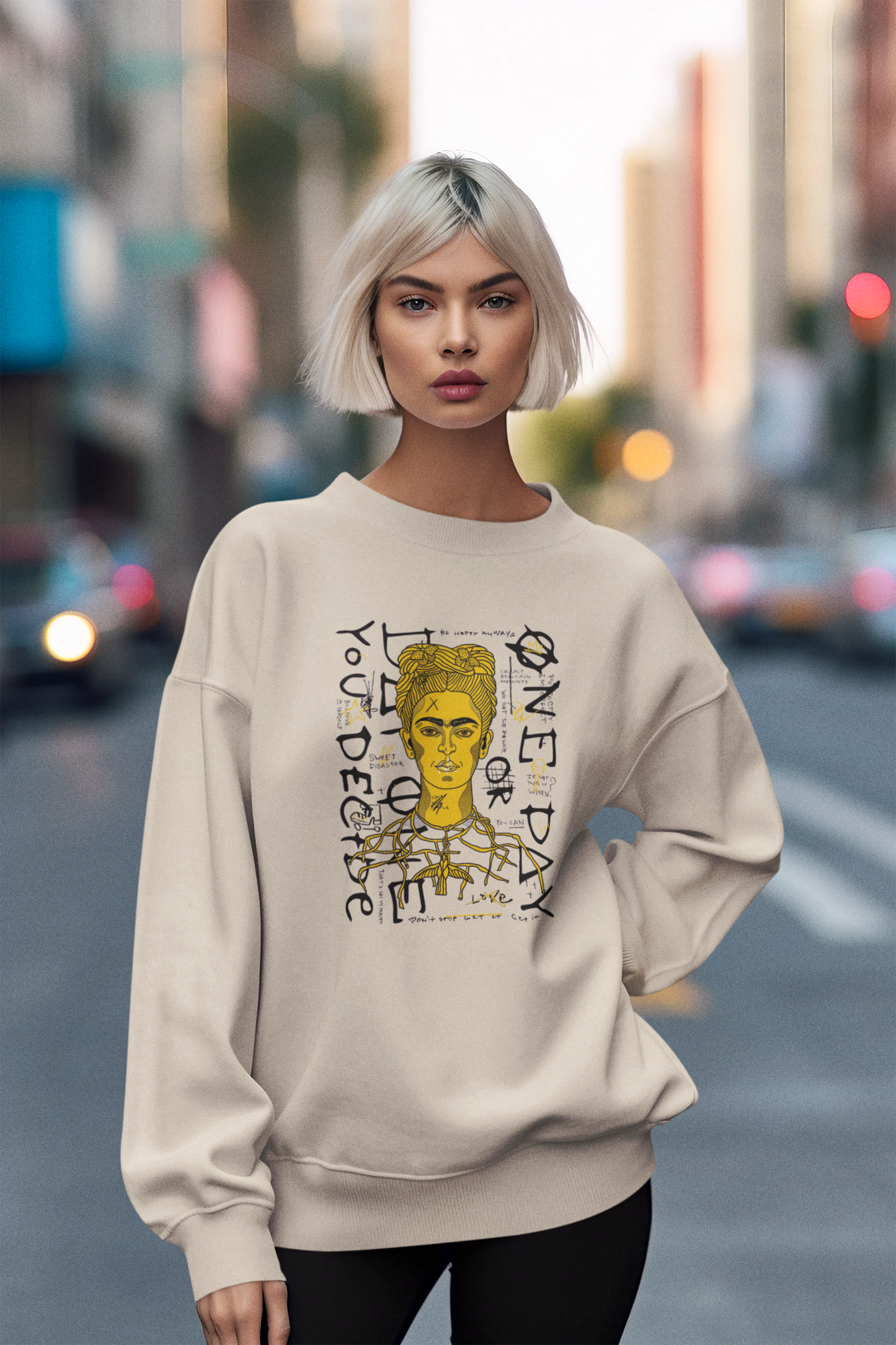 Frida K - One Day You Decide - Adult Crewneck