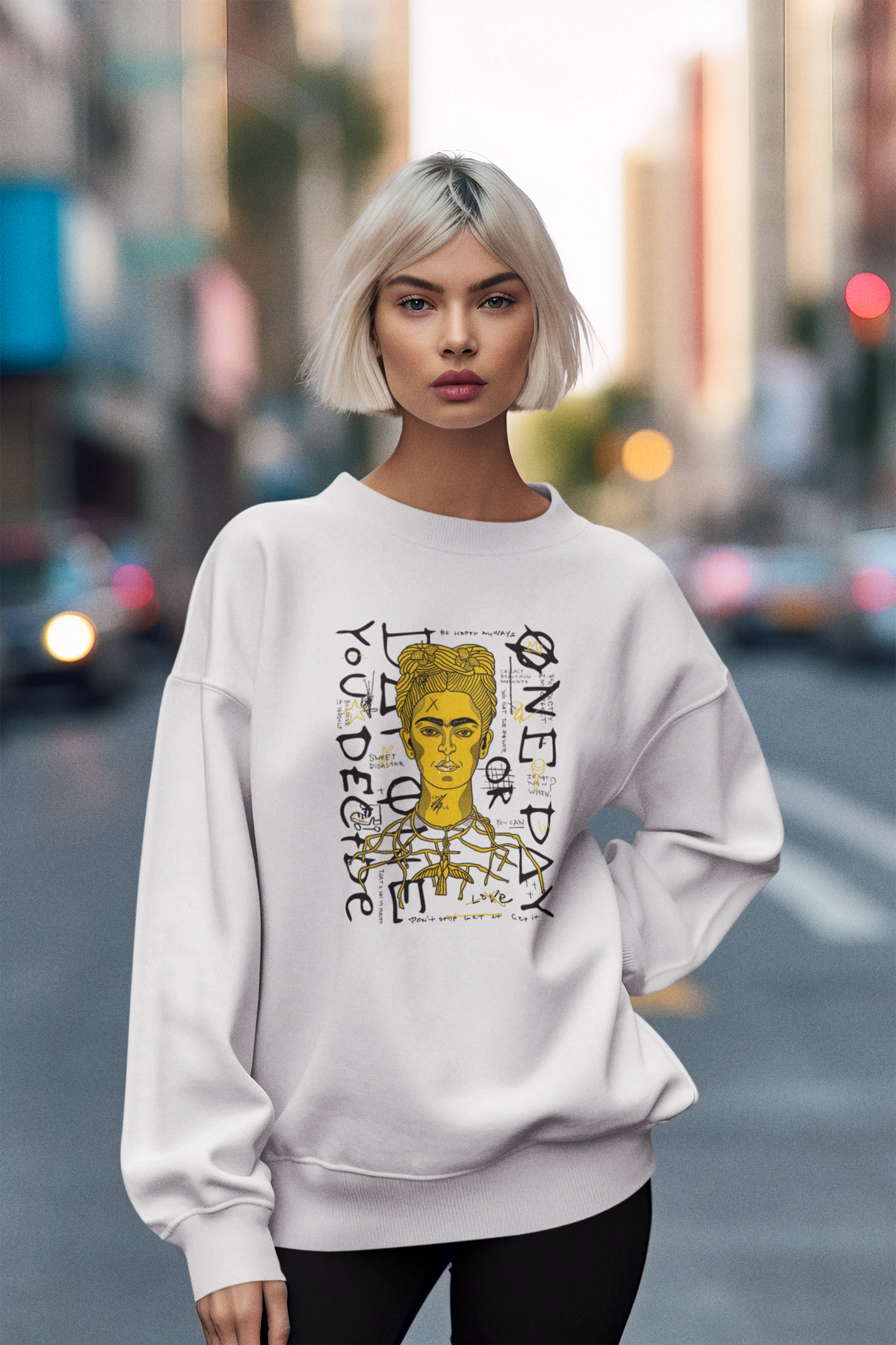 Frida K - One Day You Decide - Adult Crewneck