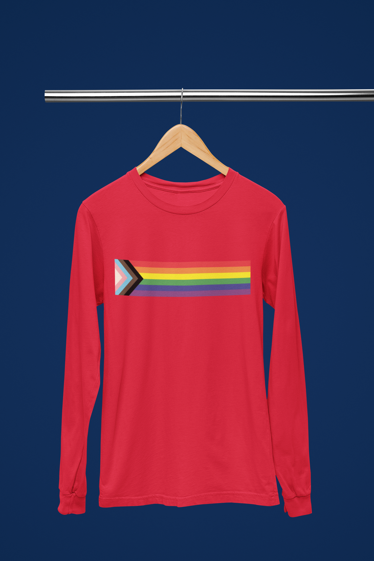 Pride Flag Stripe  - Long Sleeve Tee