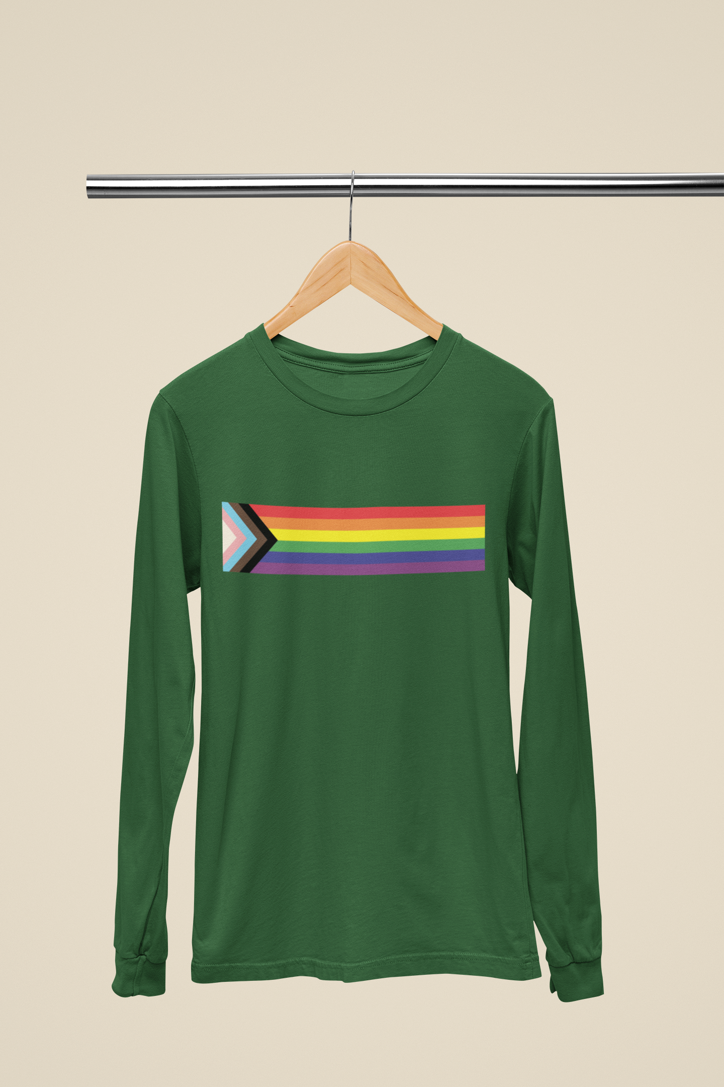 Pride Flag Stripe  - Long Sleeve Tee