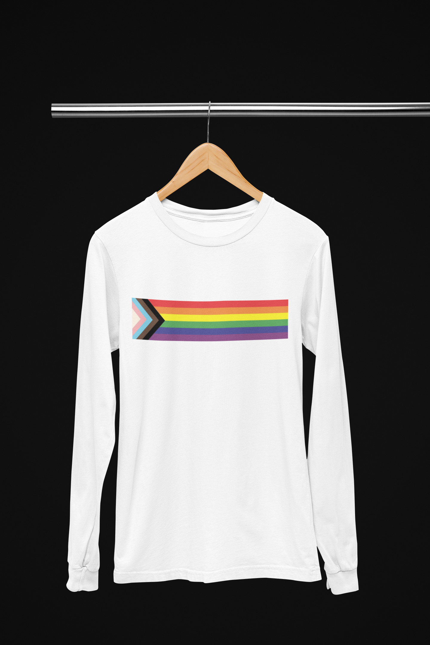 Pride Flag Stripe  - Long Sleeve Tee