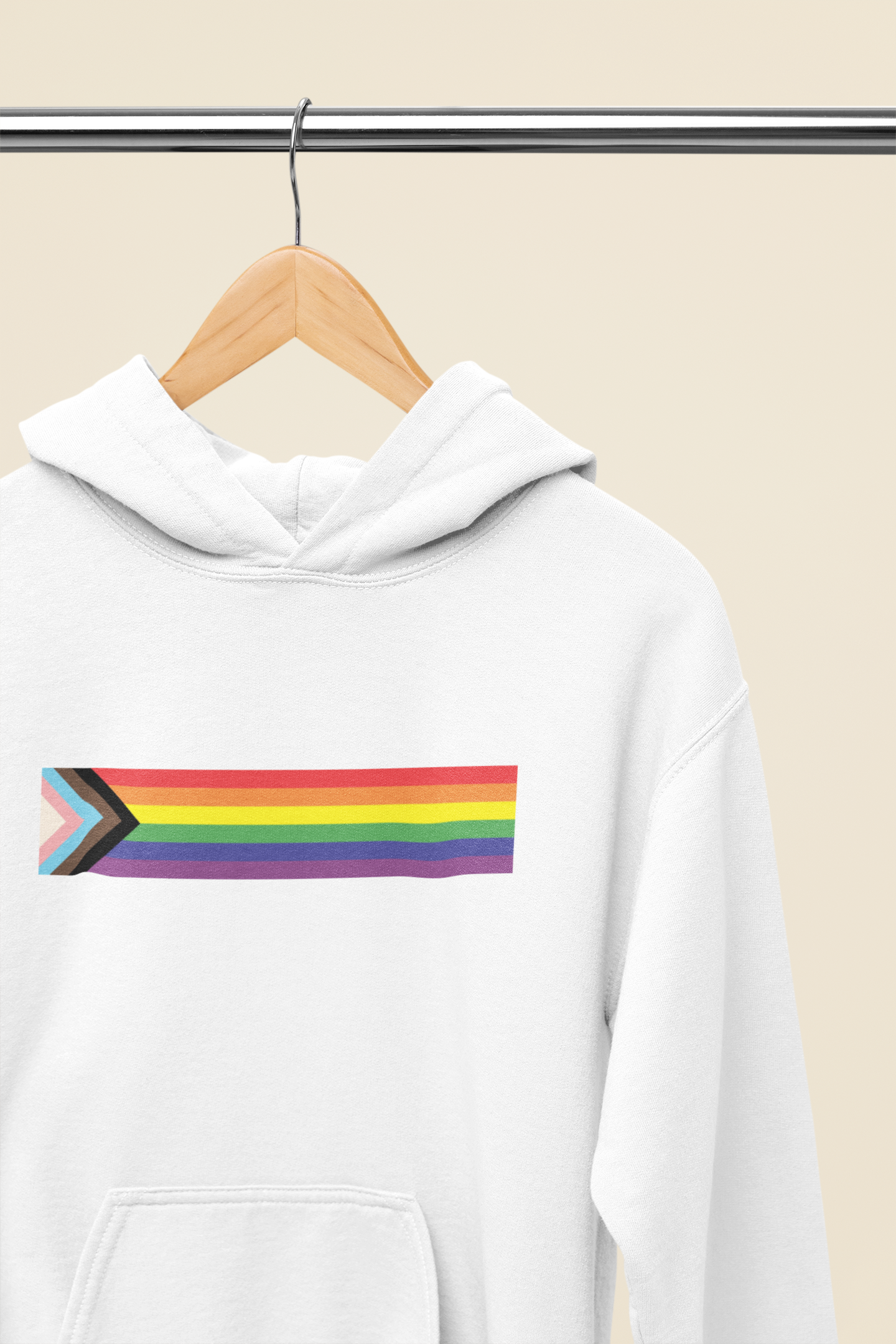 PRIDE FLAG STRIPE - Hoodie