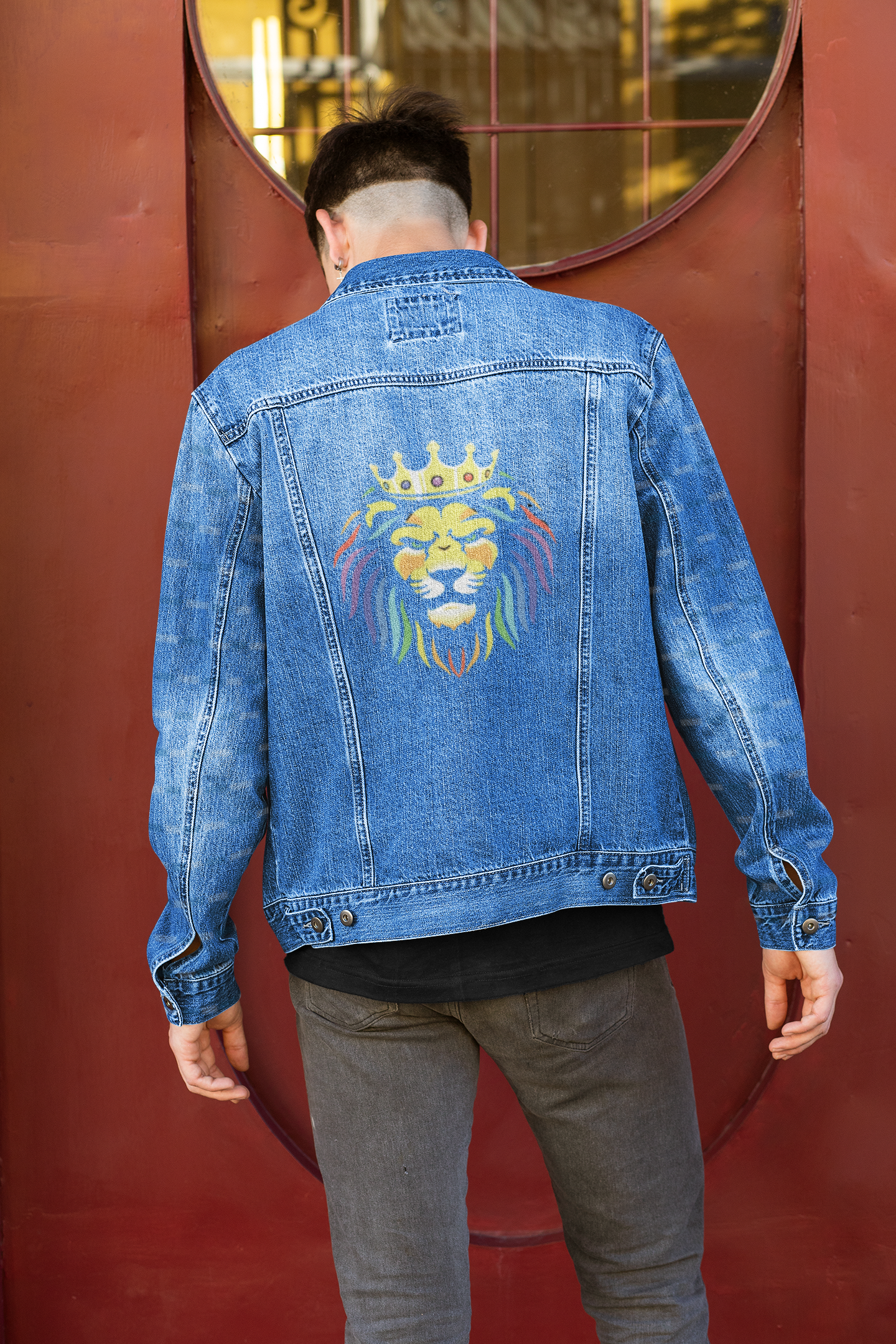 Denim Jacket - PWNZ Lion Pride