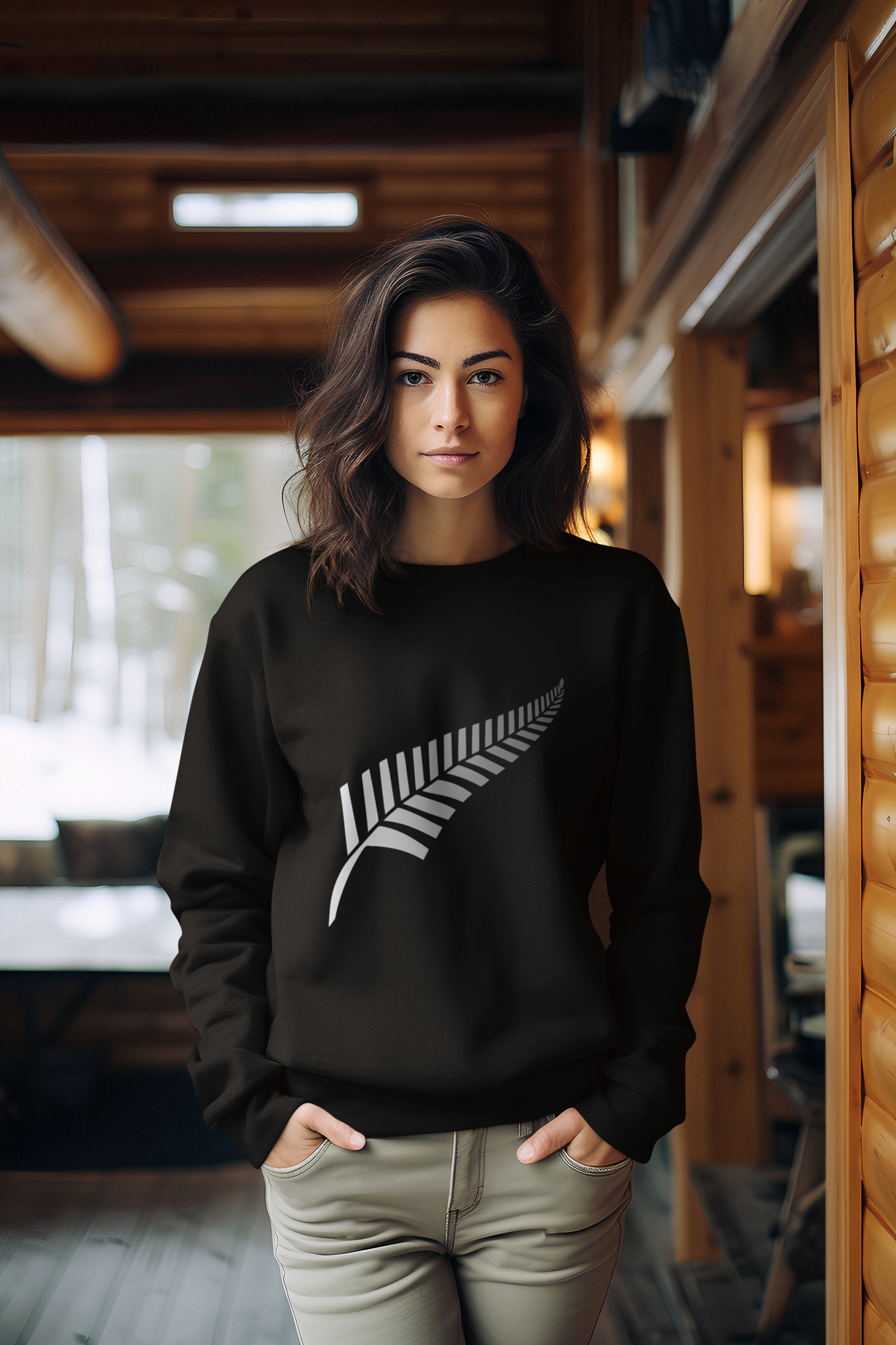 Silver Fern - Adult Crewneck