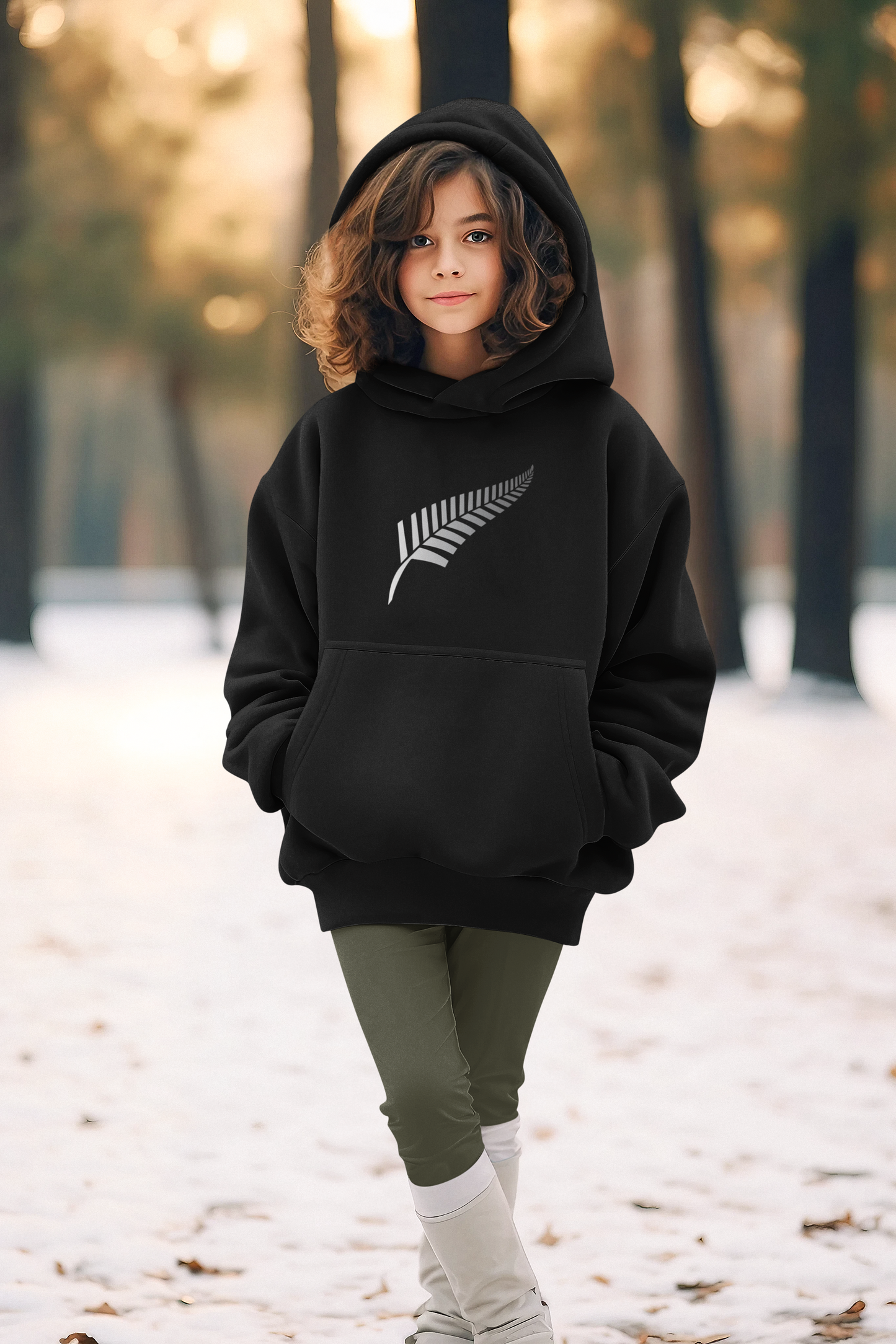 Silver Fern - Kids Hoodie