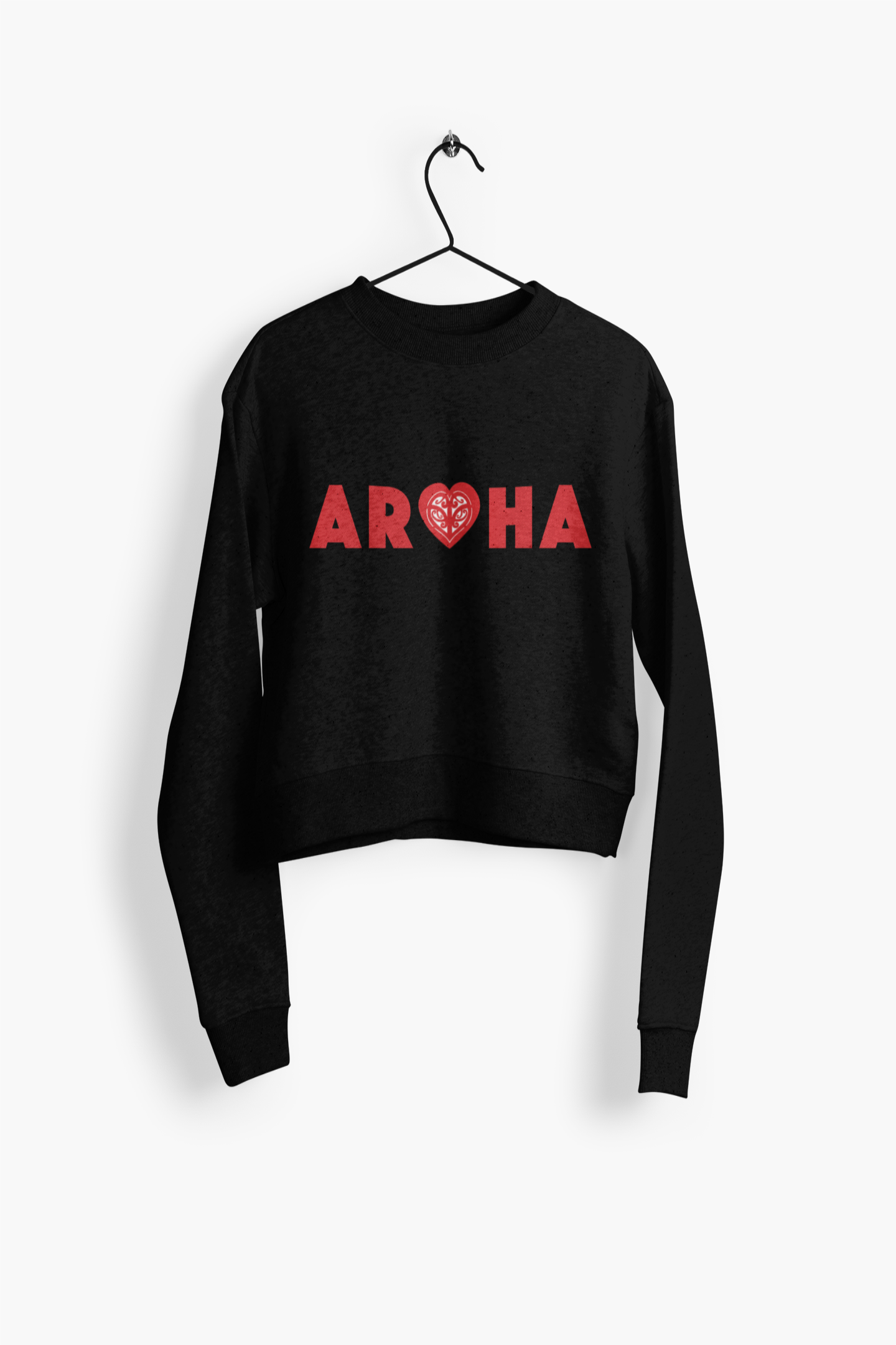 Simply Aroha  - Cropped Hoodie/Sweat