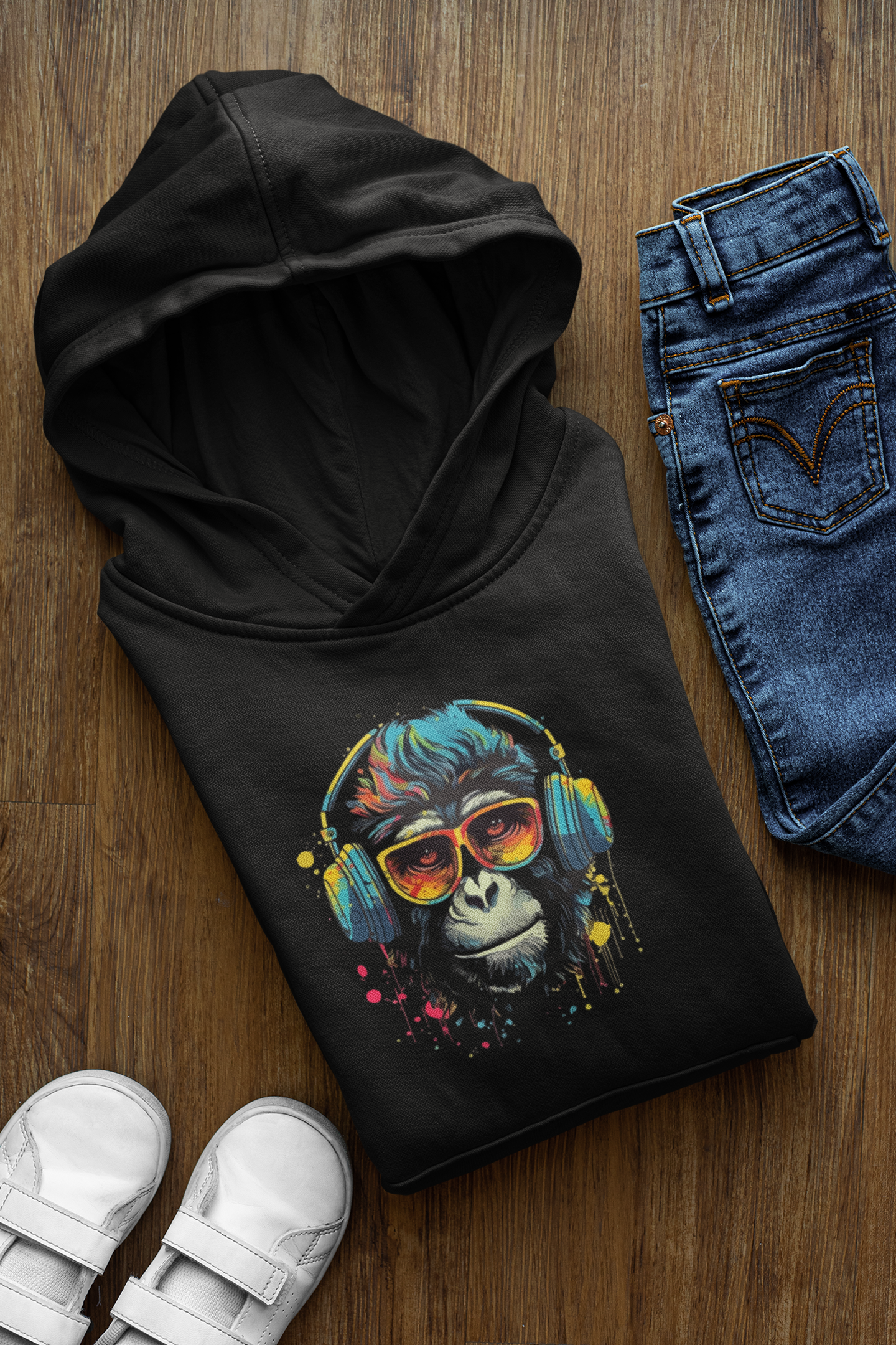 Sonic Monkey  - Kids Hoodie