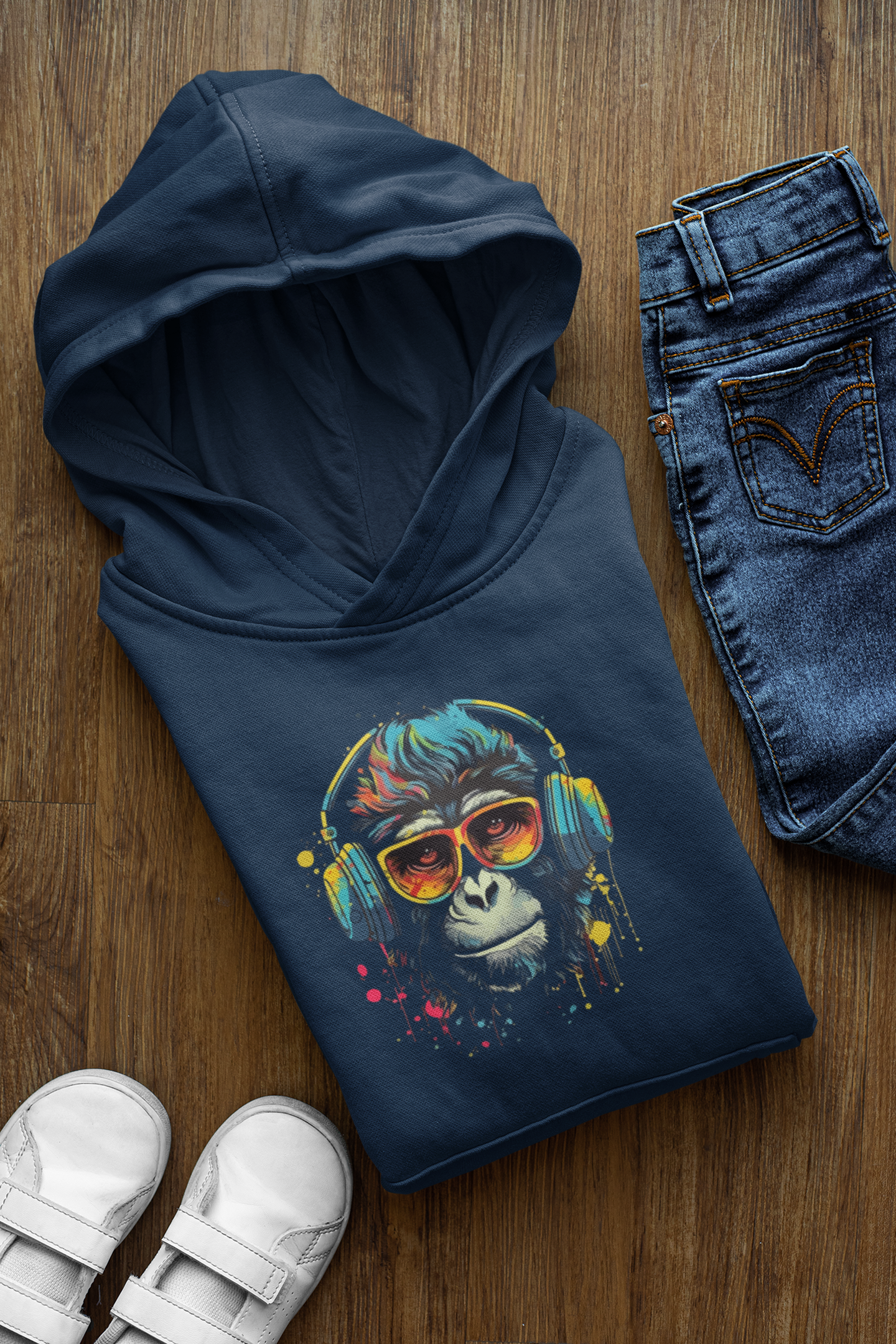 Sonic Monkey  - Kids Hoodie