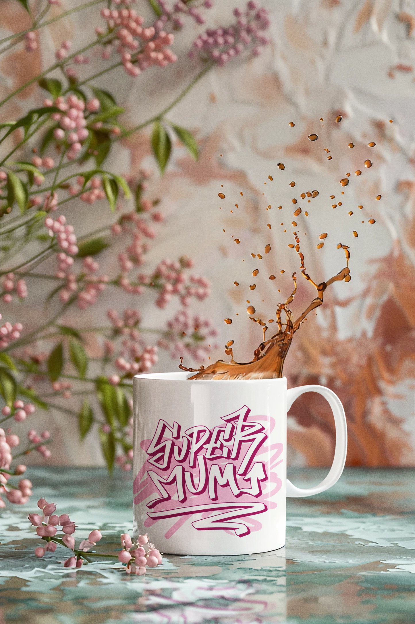 Super Mum Graffiti Mug