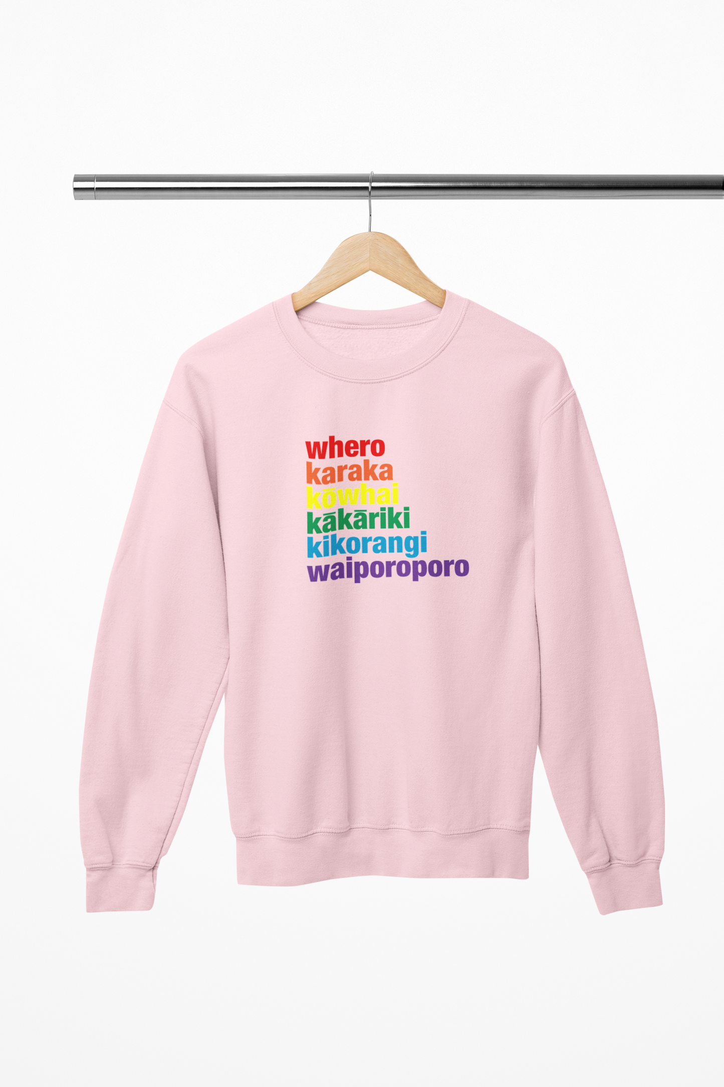 Te Reo Colours - Adult Crewneck