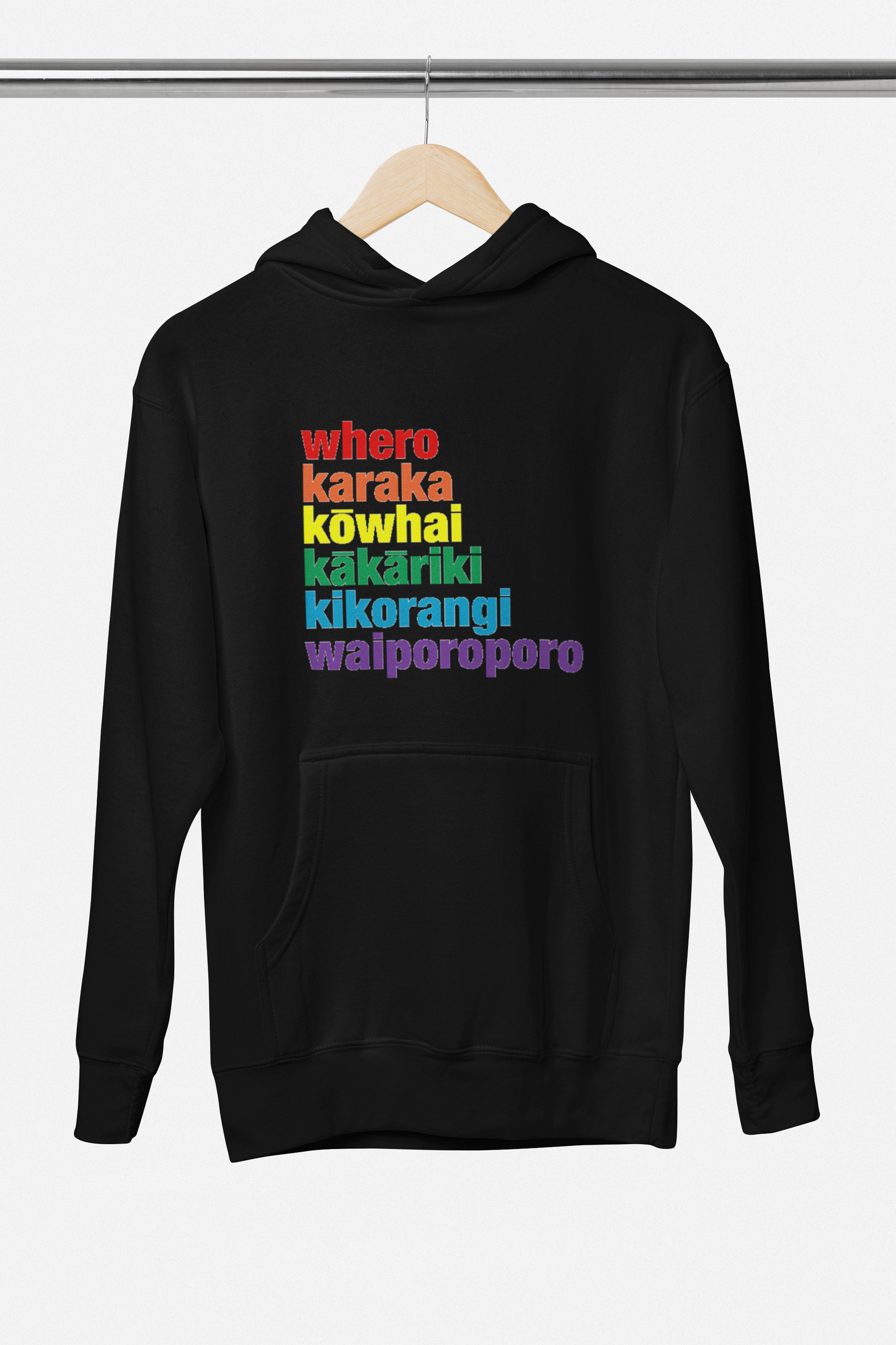 Te Reo Colours - Adult Hoodie