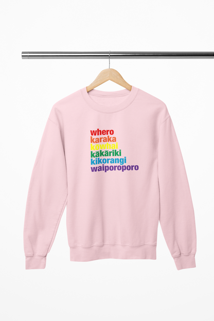 Te Reo Colours - Adult Crewneck