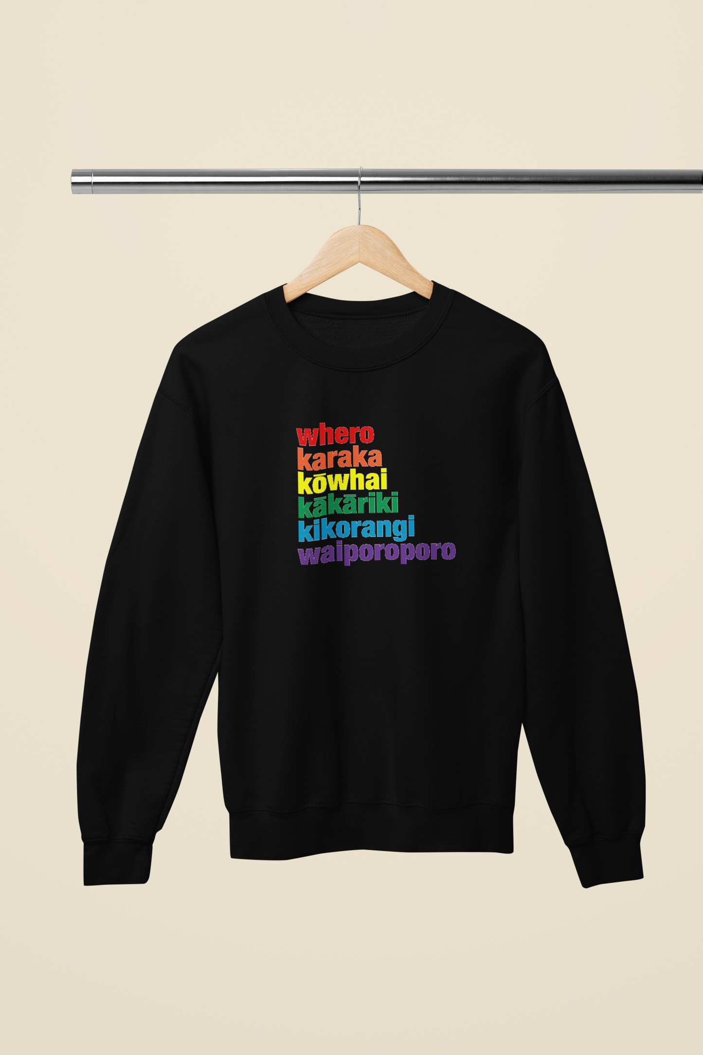 Te Reo Colours - Adult Crewneck