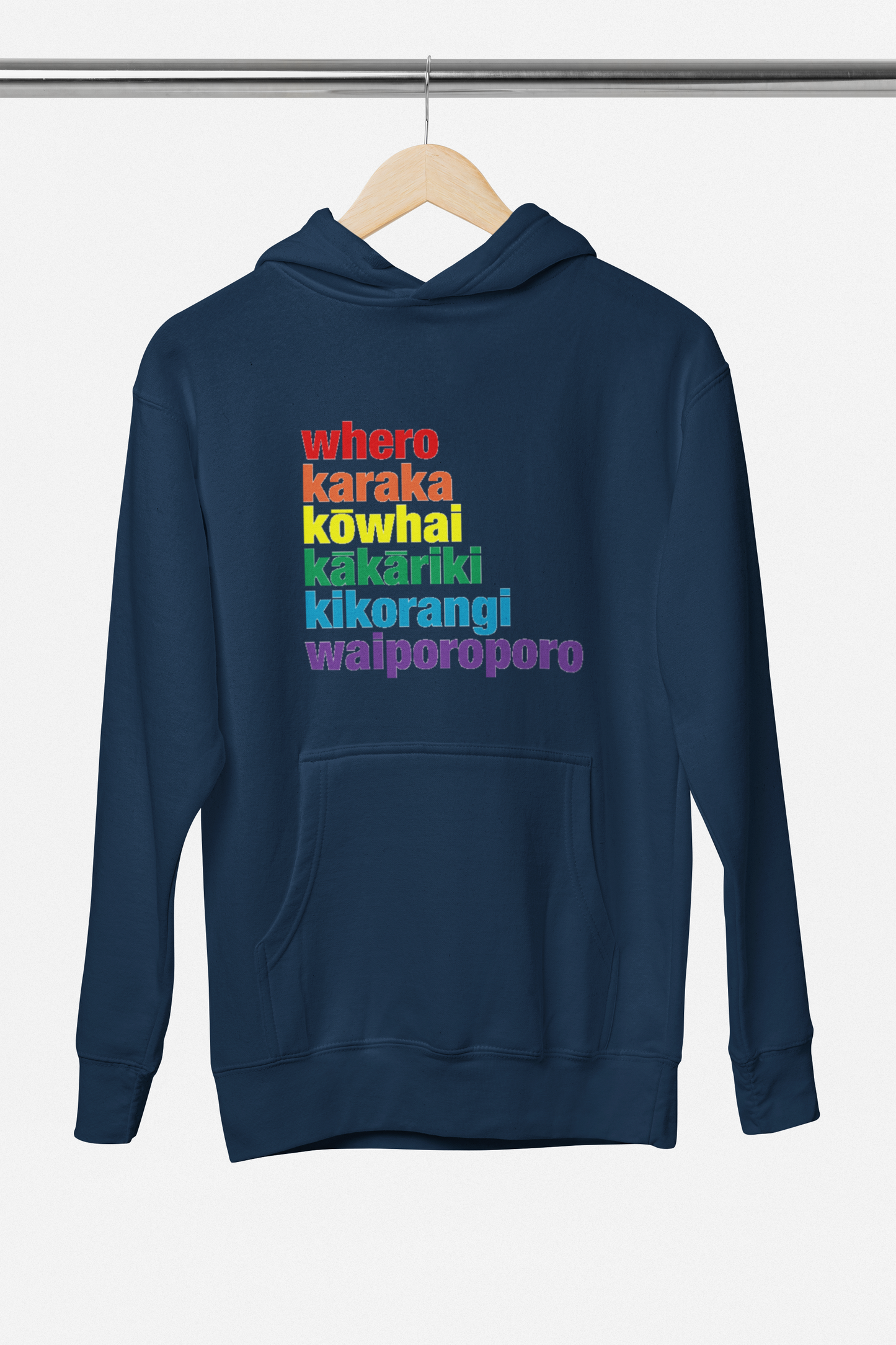 Te Reo Colours - Adult Hoodie