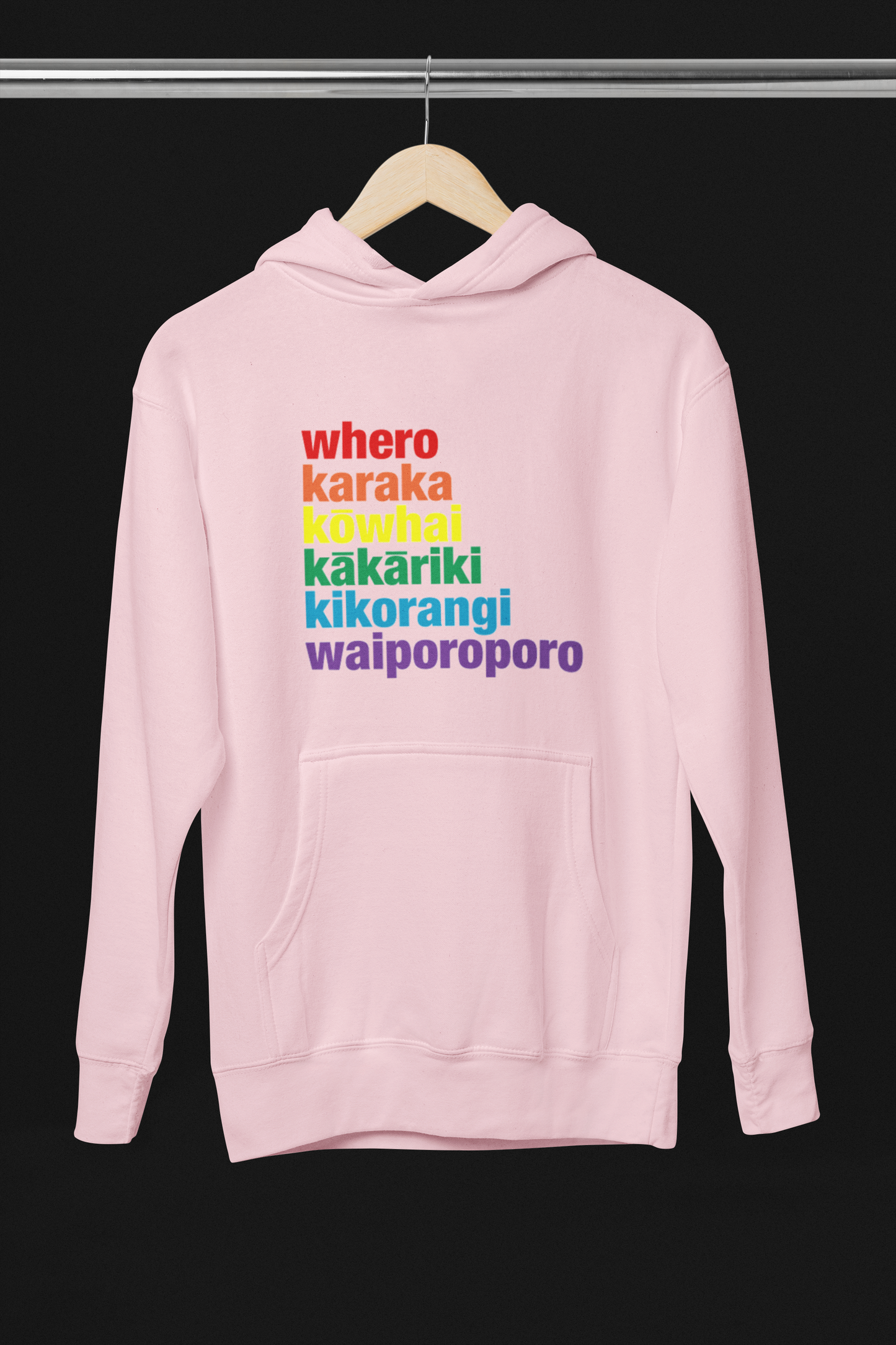 Te Reo Colours - Adult Hoodie