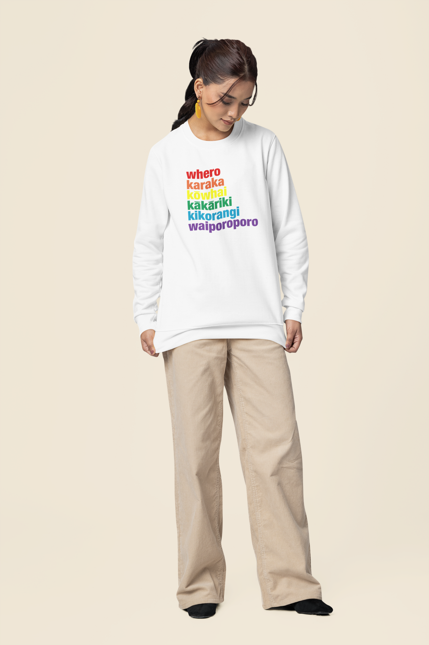 Te Reo Colours - Adult Crewneck