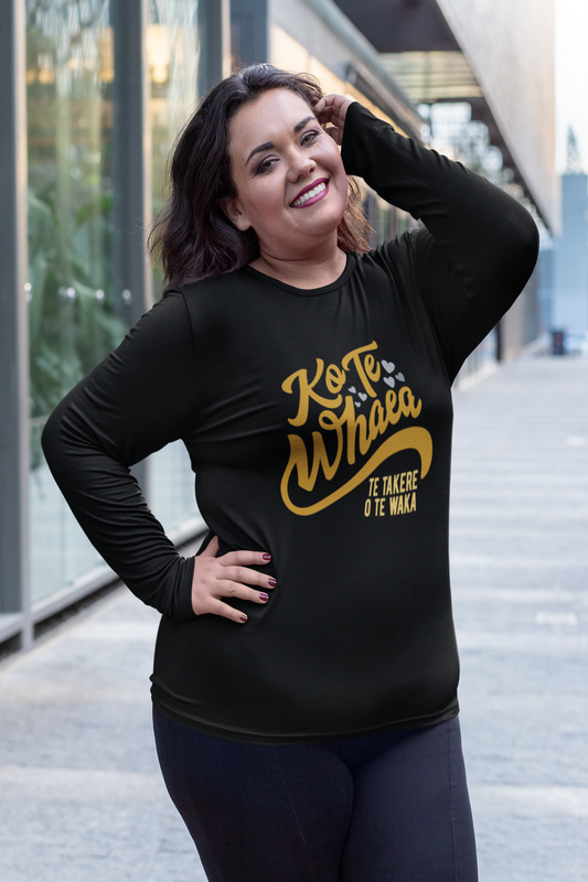 Ko Te Whaea Te Takere O Te Waka (Mothers are the hull of the waka)  - Long Sleeve Tee