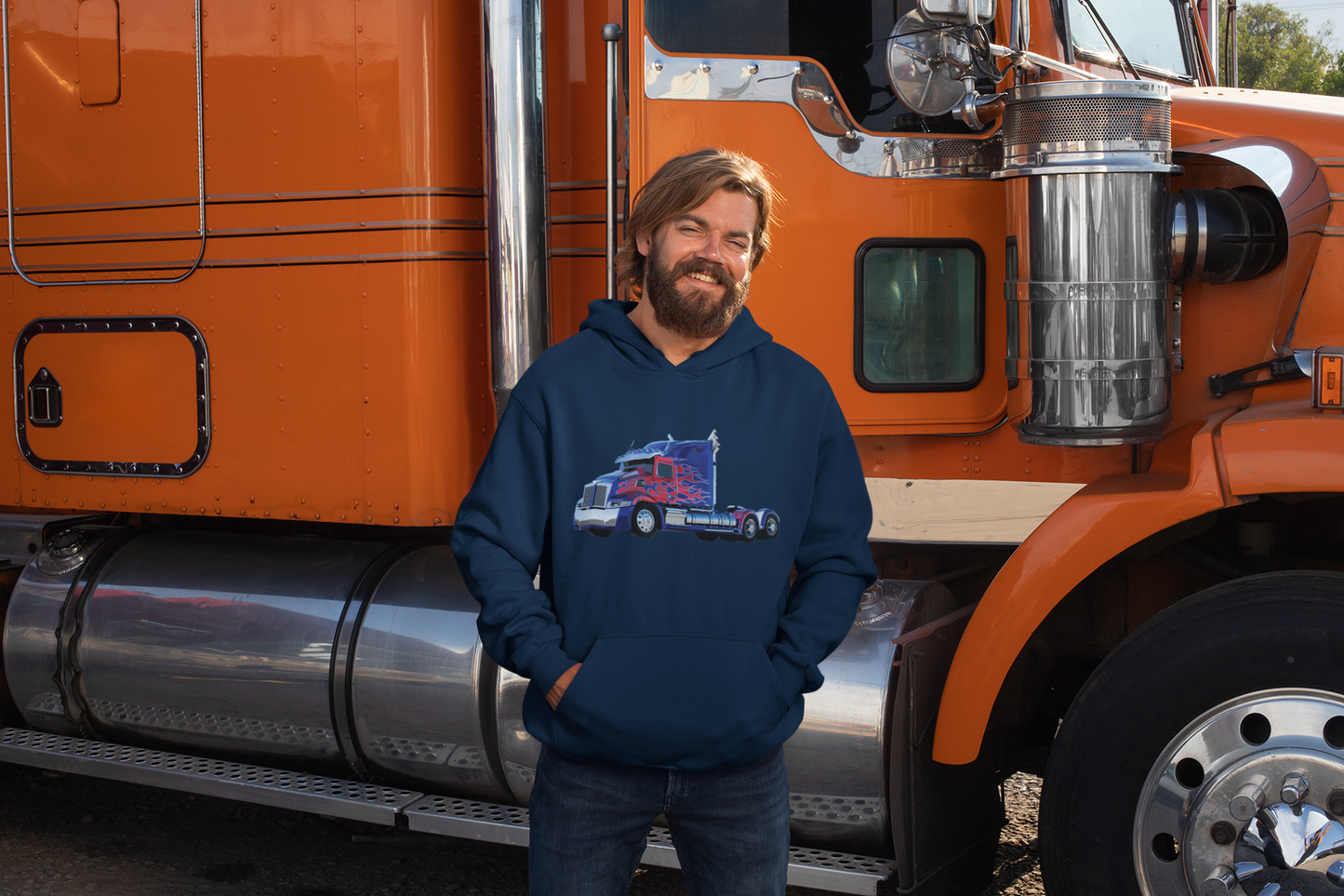 Truckin'  - Adult Hoodie