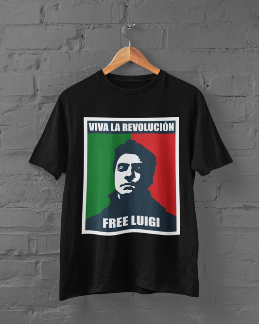 VIVA LA REVOLUCION - FREE LUIGI - ADULT TEE