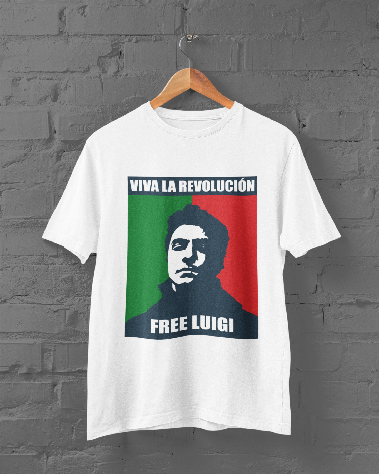 VIVA LA REVOLUCION - FREE LUIGI - ADULT TEE