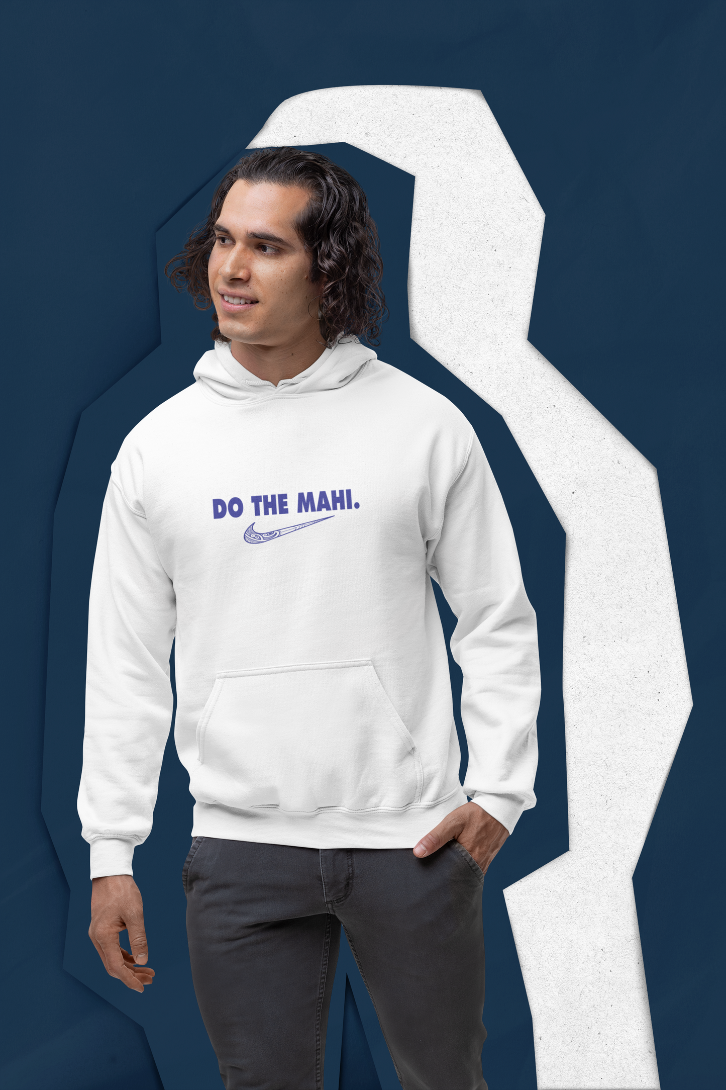 Do The Mahi ✔ (blue large tick) - HOODIE