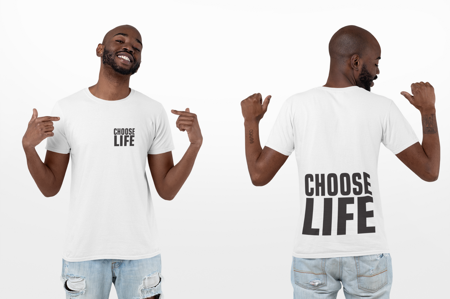 Special Edz  - CHOOSE LIFE Tee (extra large text)