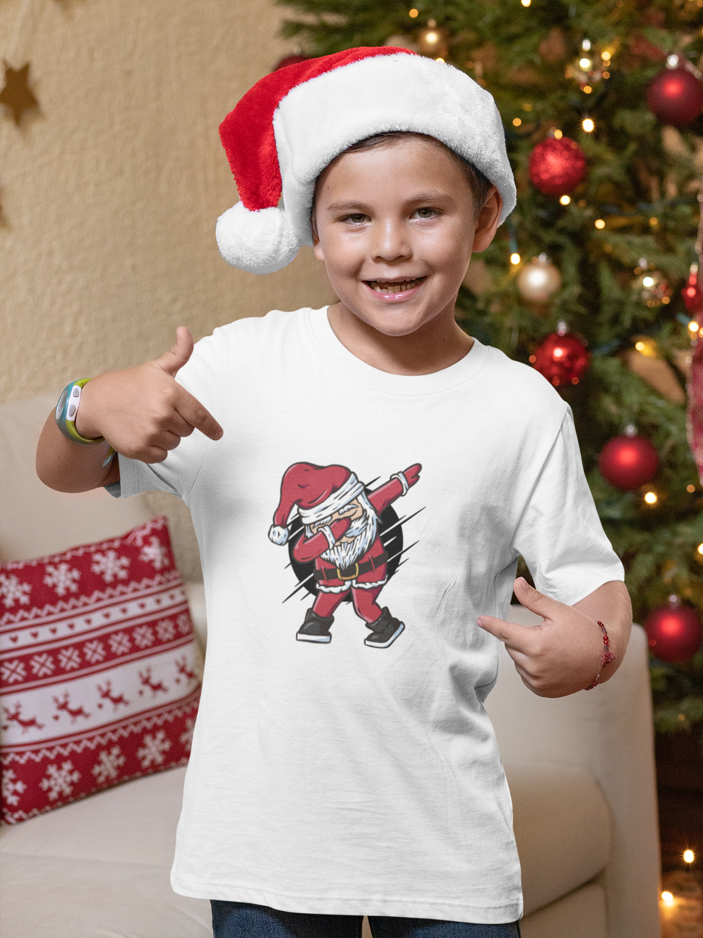 Dabbing Santa (Black)