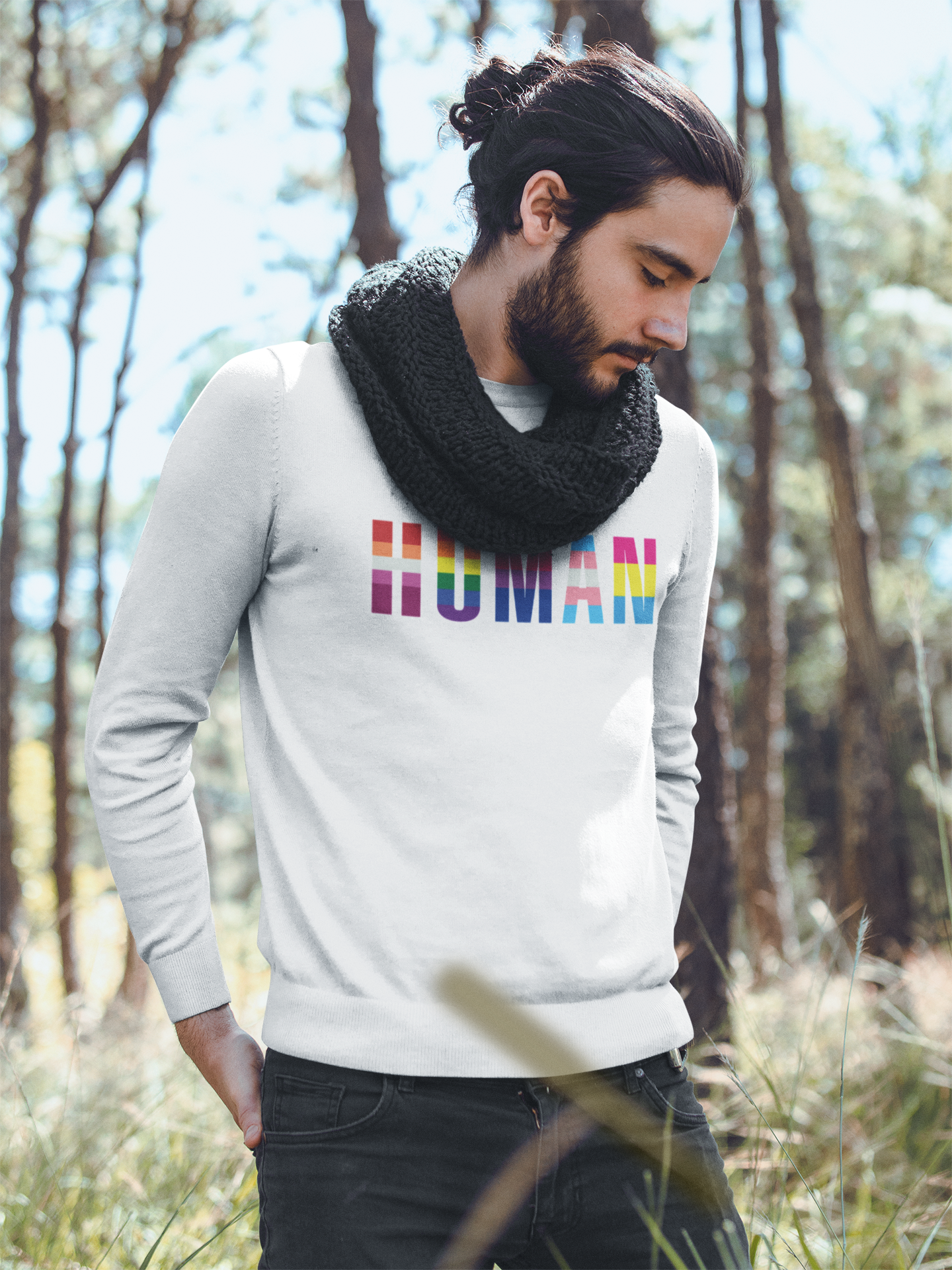 HUMAN (Pride) - Hoodie / Sweatshirt