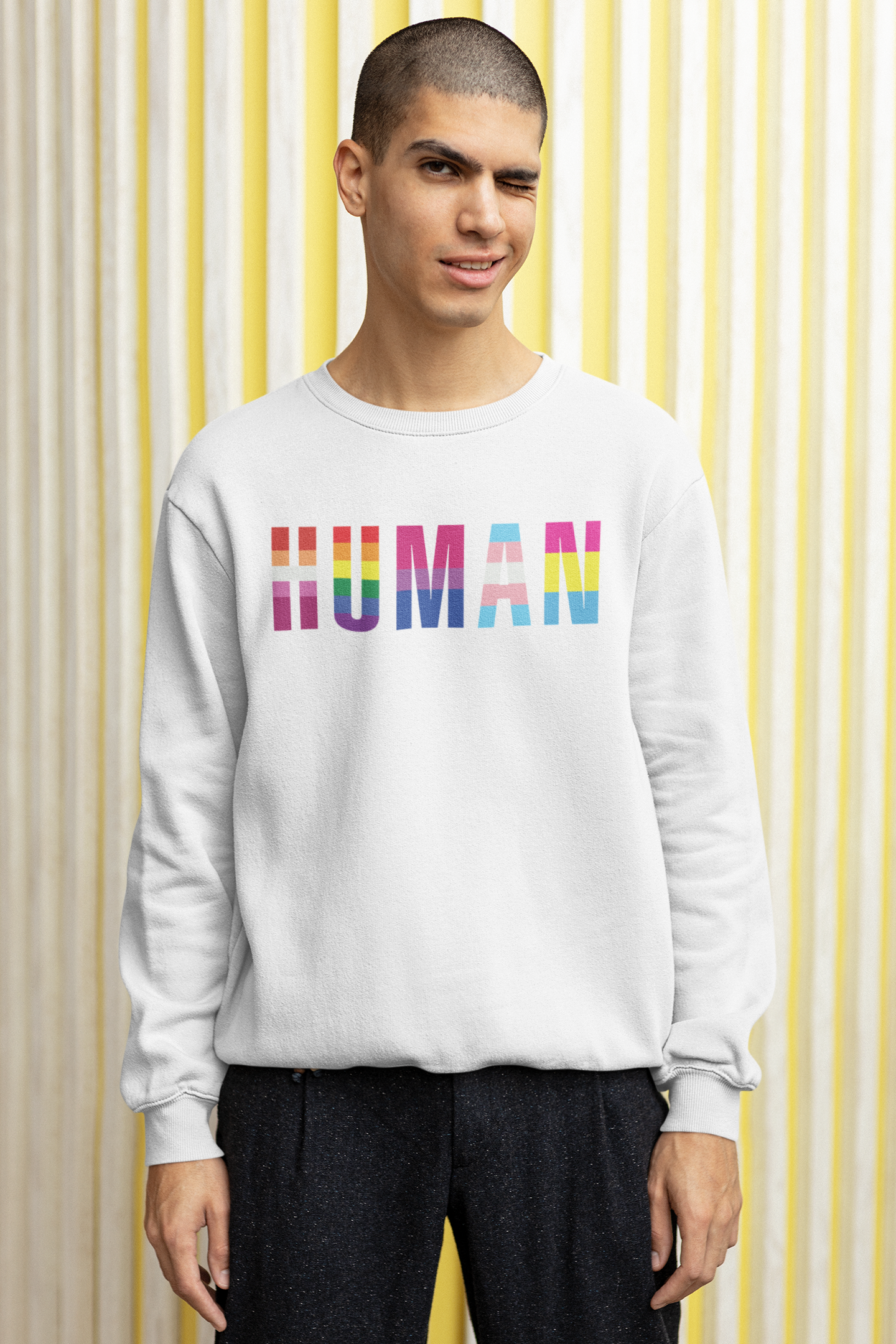 HUMAN (Pride) - Hoodie / Sweatshirt