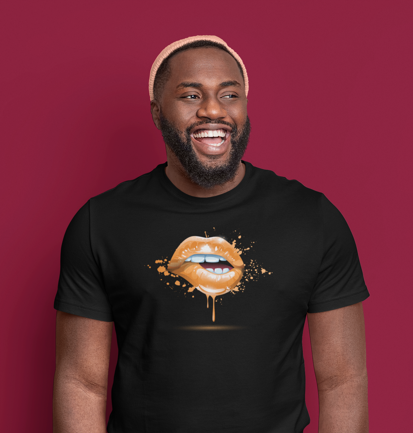 BITE ME - ORANGE LIPS  TEE