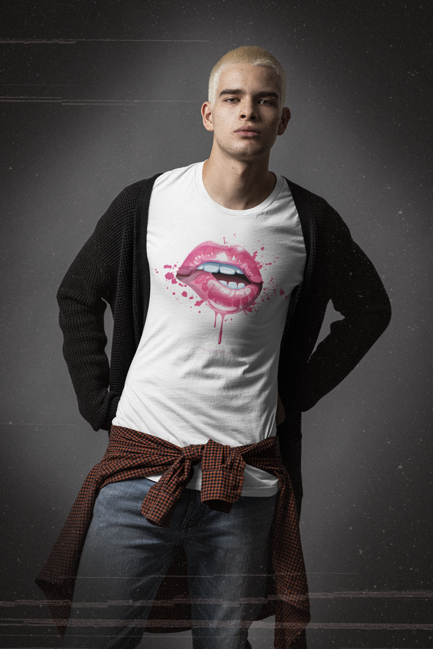 BITE ME - PINK LIPS TEE