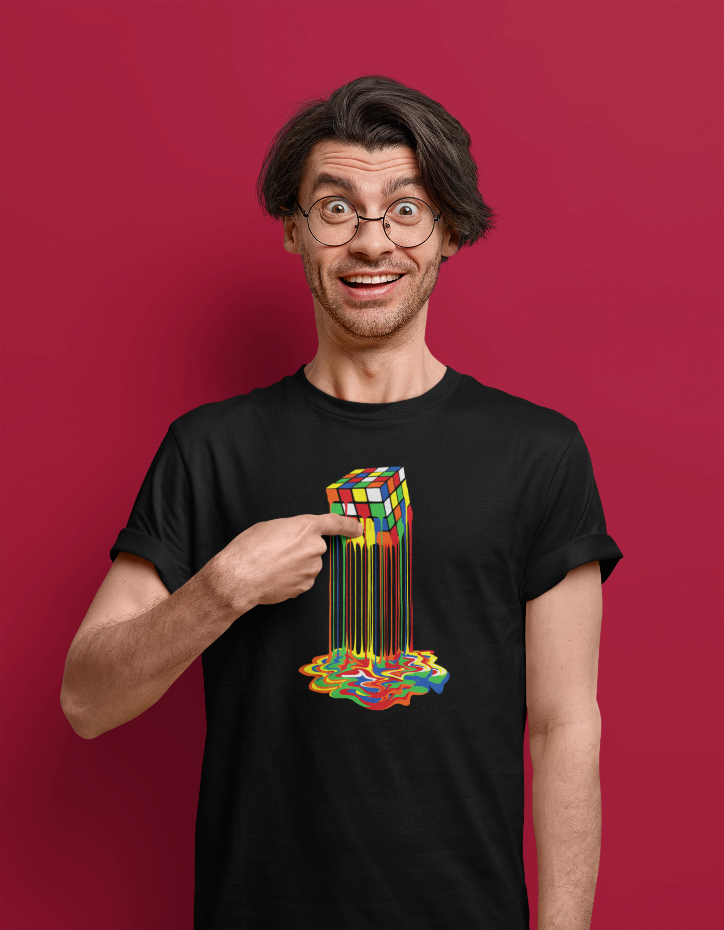 Rubix Cube Meltdown T Shirt