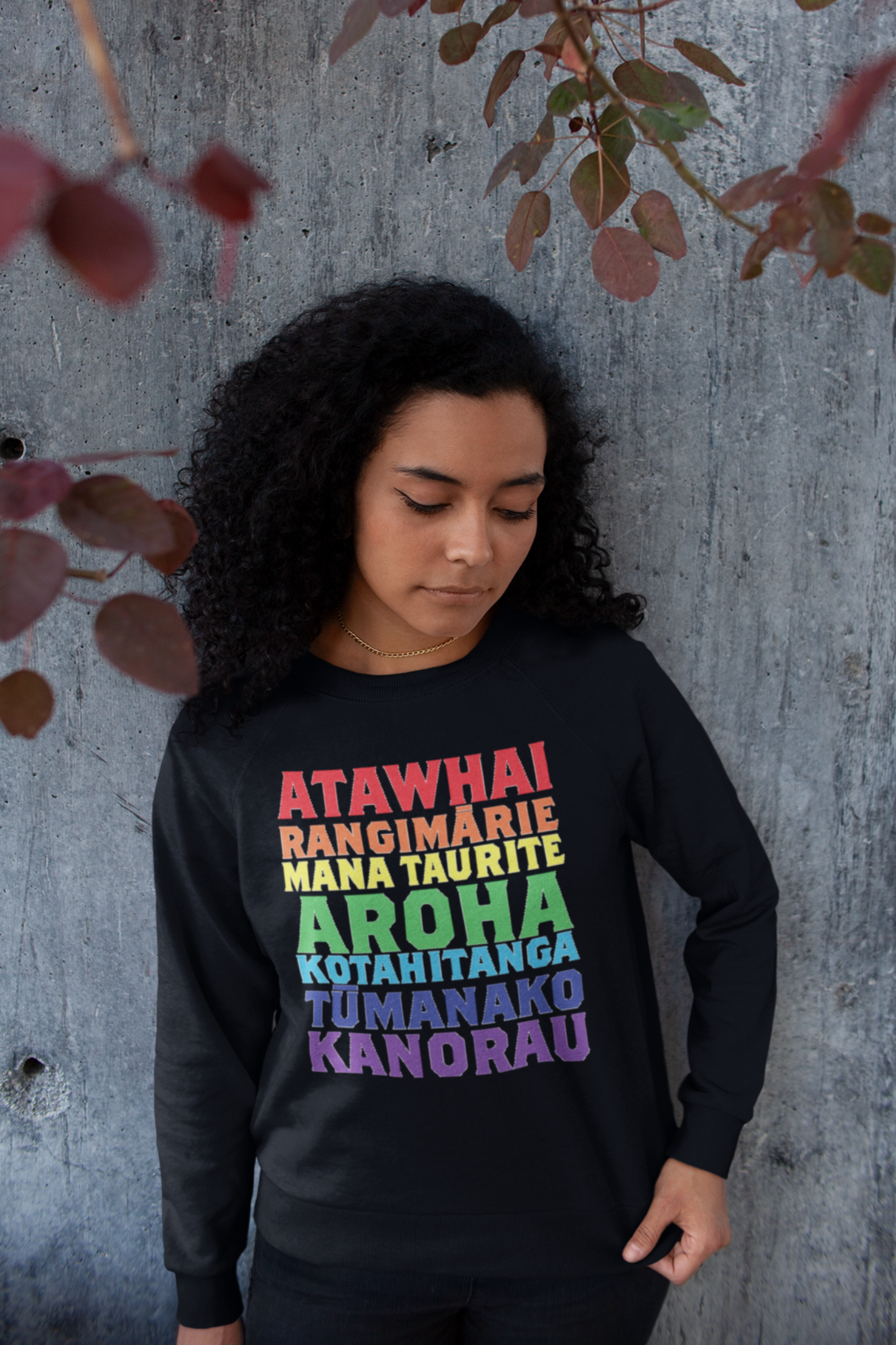 Te Reo Kindness & Peace Sweatshirt