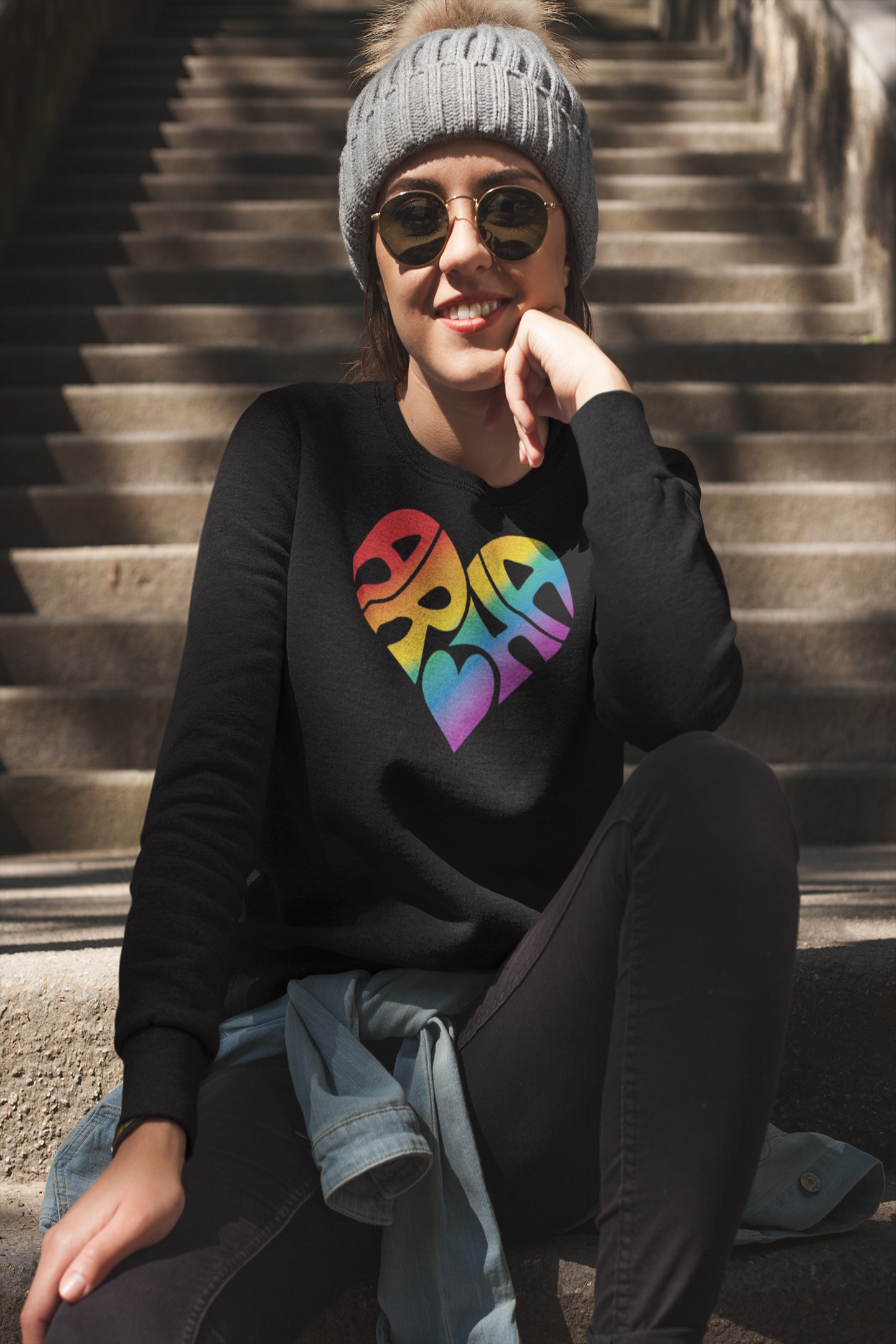 AROHA HEART - SWEATSHIRT